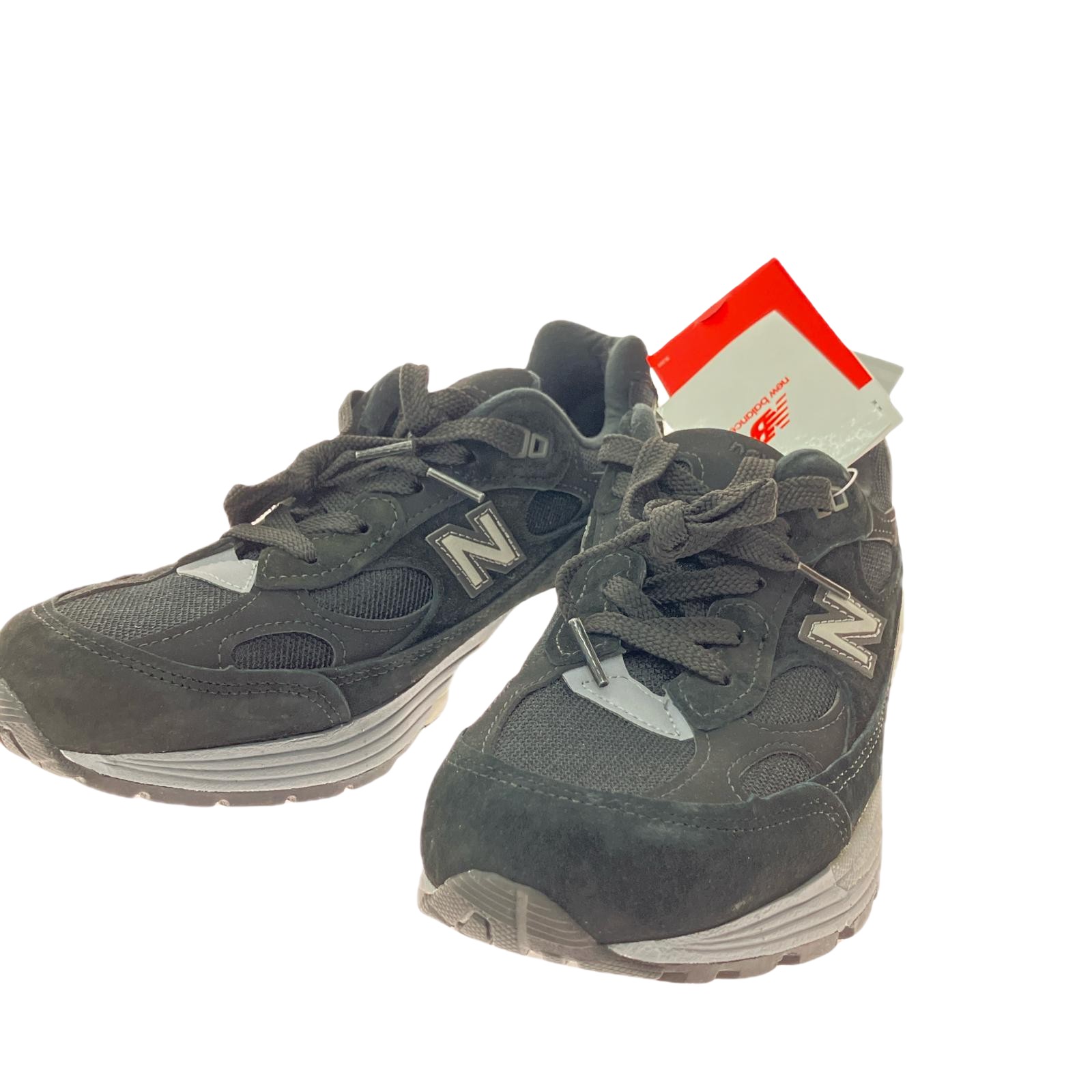 【中古】NEW BALANCE ニュー・バランス レディース スニーカー MADE IN U.S.A. width:D スエード 24cm タグ付 M992BL ブラック Aランク