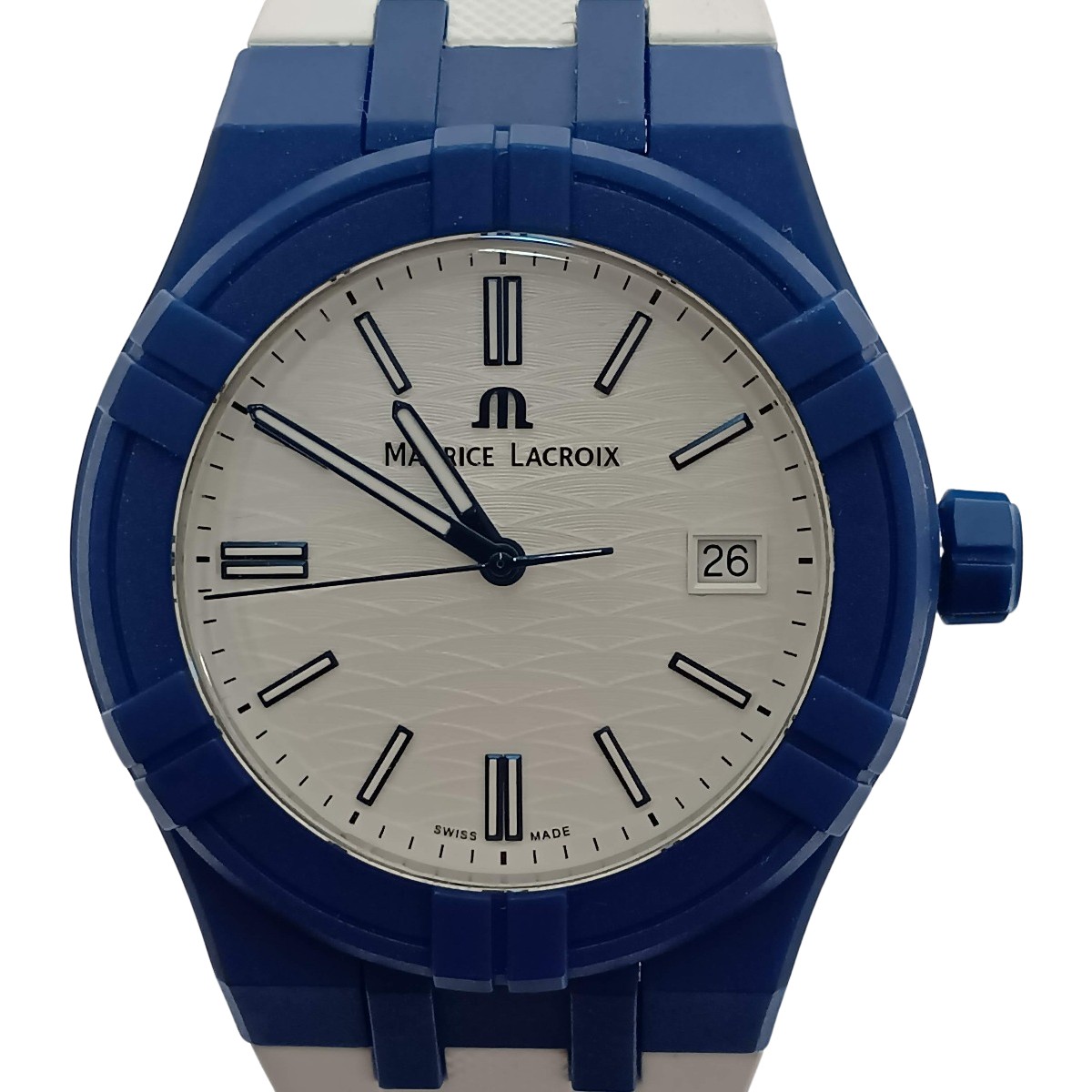 □□【中古】Maurice Lacroix 腕時計　アイコン タイド AI2008 本体のみ Bランク