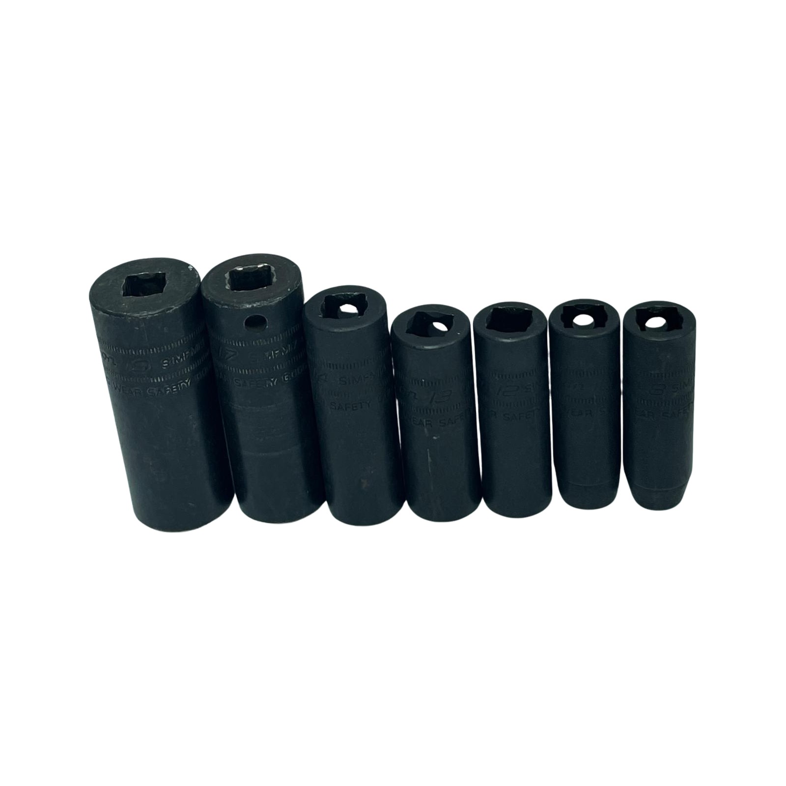 【中古】Snap-on スナップオン ディープソケット SIMFM8/10/12/13/14//17/19 7個セット Cランク|リサイクルビッグバン店