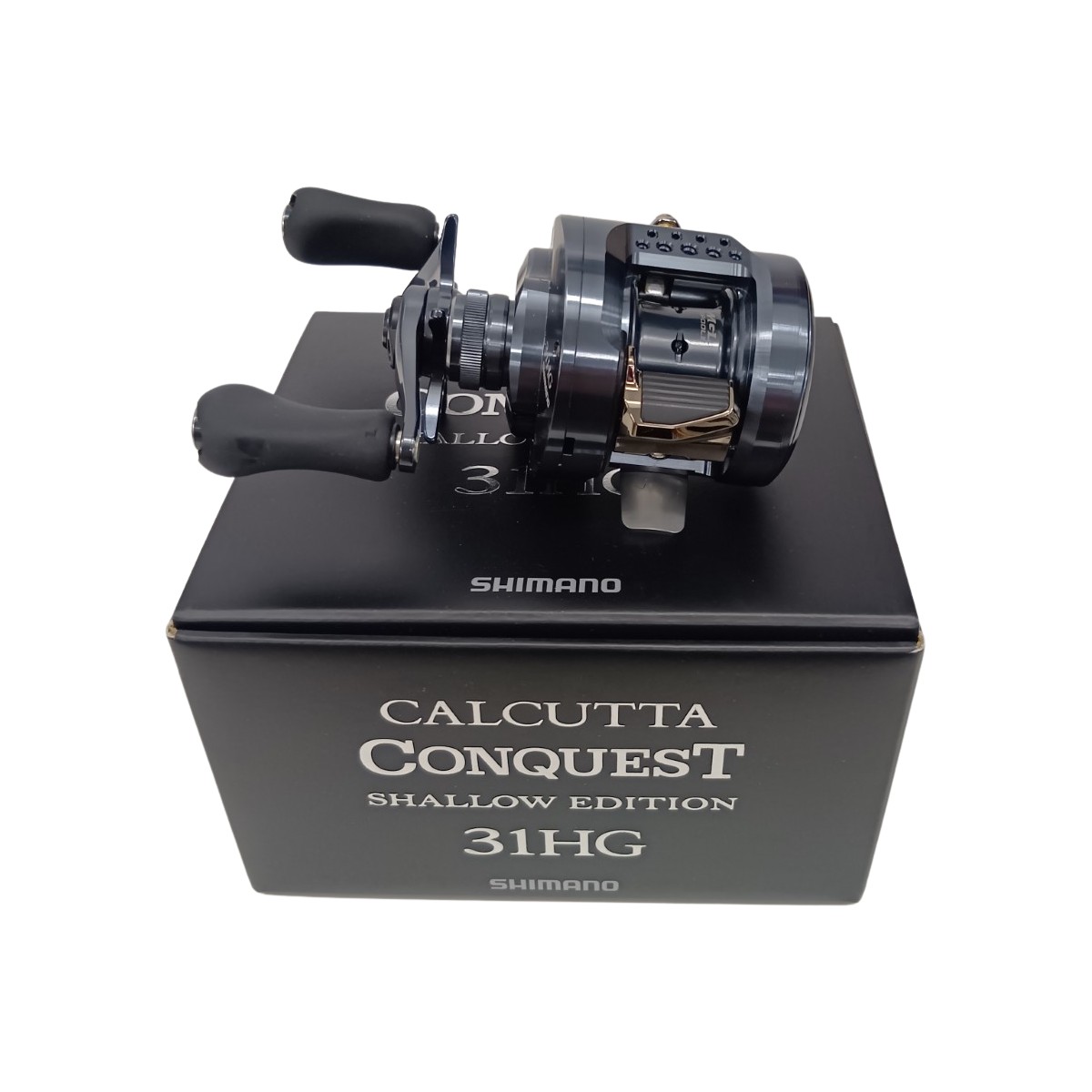 【中古】SHIMANO シマノ 046741 ベイトリール 24カルカッタコンクエストシャローエディション31HG 程度AB 箱付 Aランク