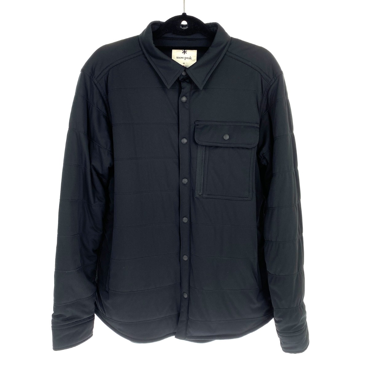 ##【中古】snowpeak スノーピーク Flexible Insulated Shirt SW-20金003 黒いこと M大きさ A序列付ける