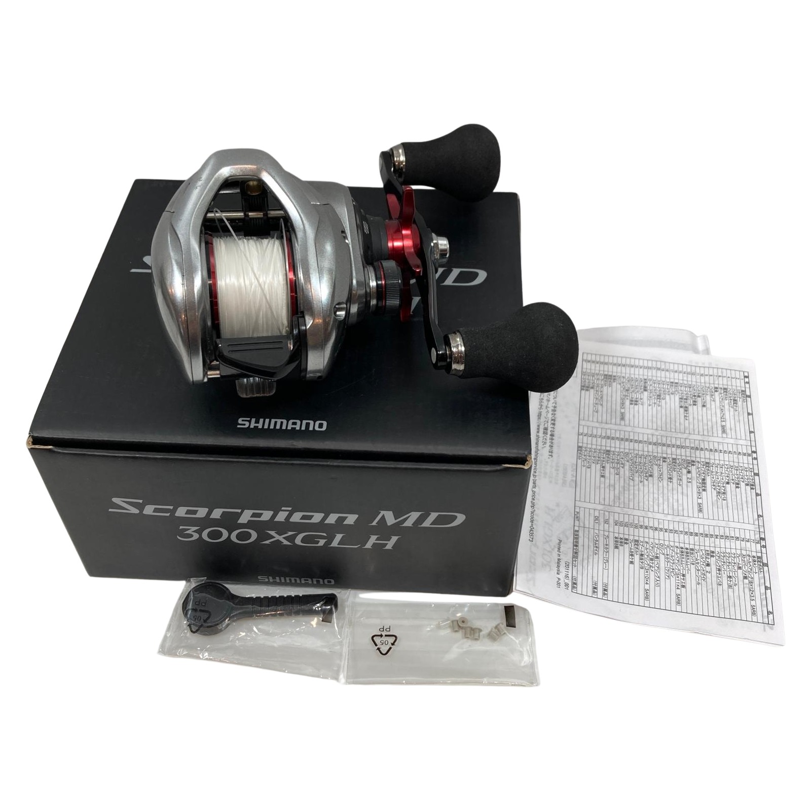 ττ【中古】SHIMANO シマノ ベイトリール スコーピオンMD 300XG LH 043597 Bランク