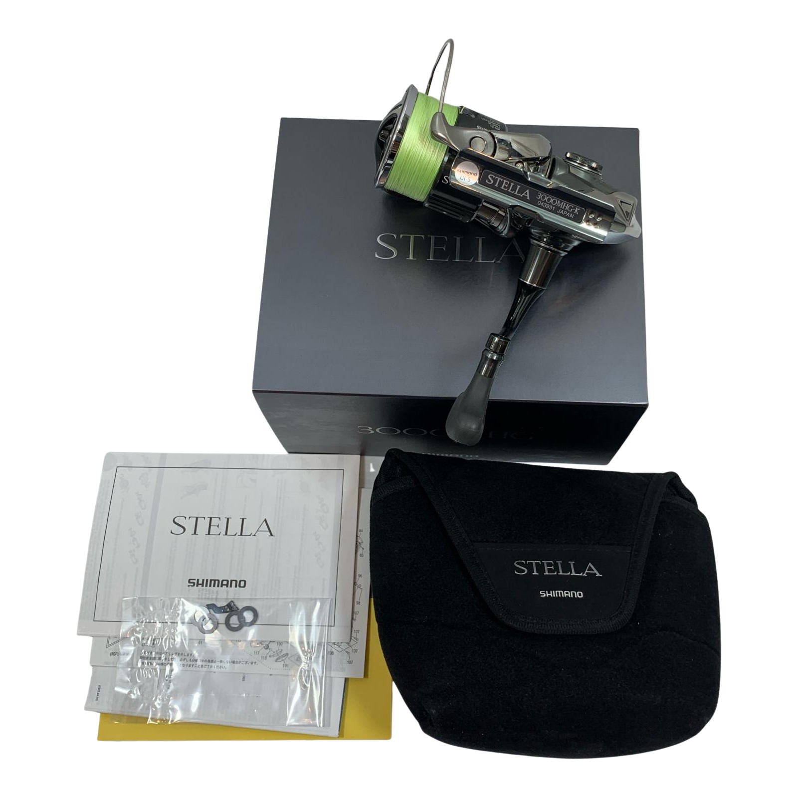 美品 STELLA 3000MHG リール 説明書付き シマノ 22 ステラ 3000MHG (2022年モデル) スピニングリール /(5