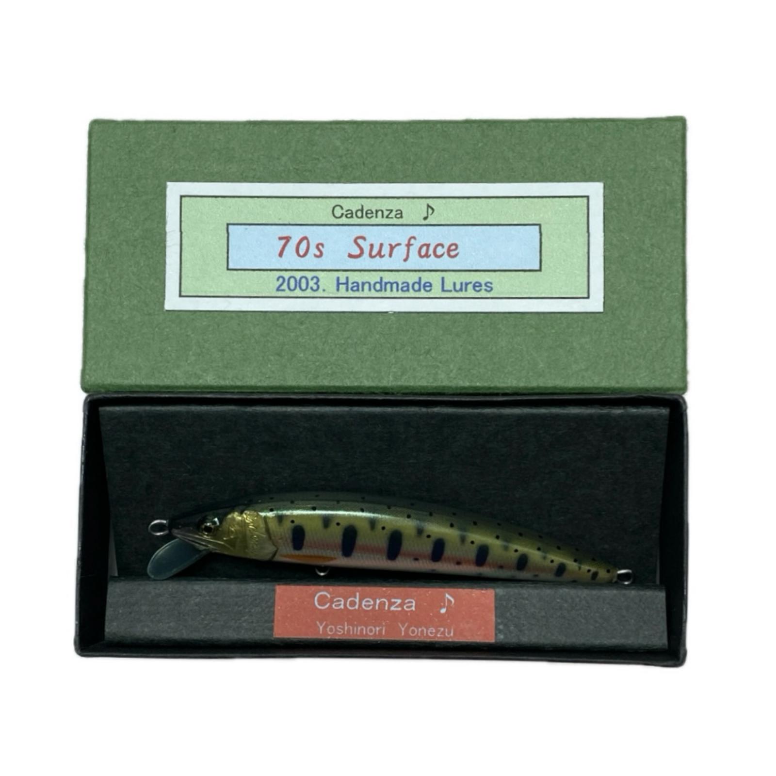 §§【中古】Cadenza♪ 75S 銀 概念作用真似形 ミ否 座標軸A A序列付ける フィッシング-ルアー・フライ