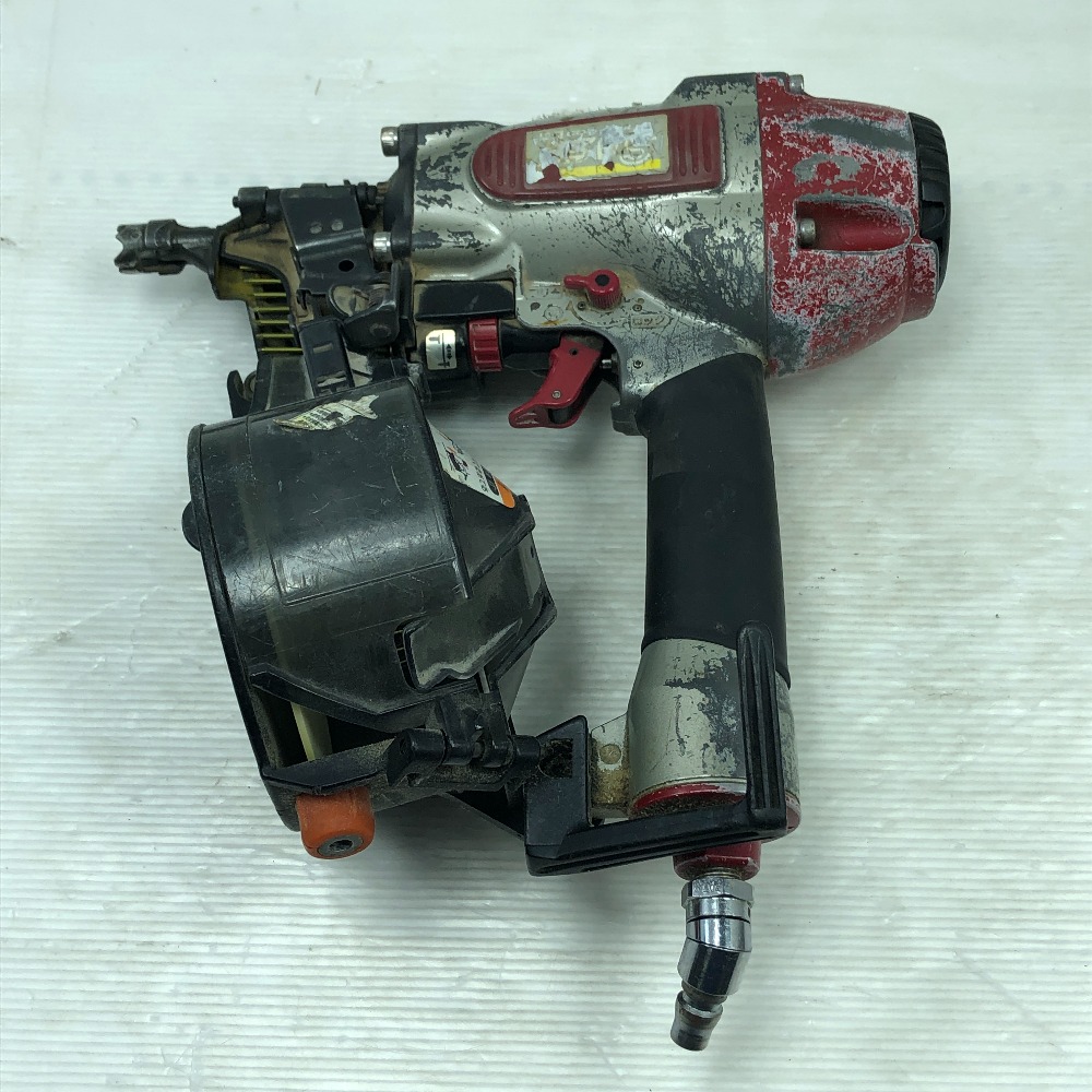 ◇◇【中古】MAX マックス 工具 エアツール コイルネイラ CN-565CG レッド Cランク｜リサイクルビッグバン店