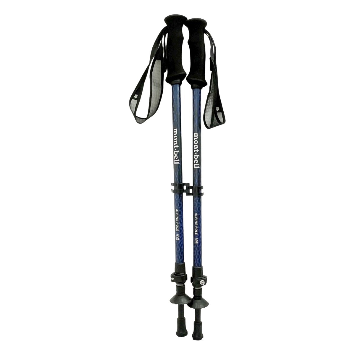 【楽天市場】 【中古】mont･bell モンベル トレッキングポール アルパインポール 登山 アウトドア ブラック x ブルー Bランク