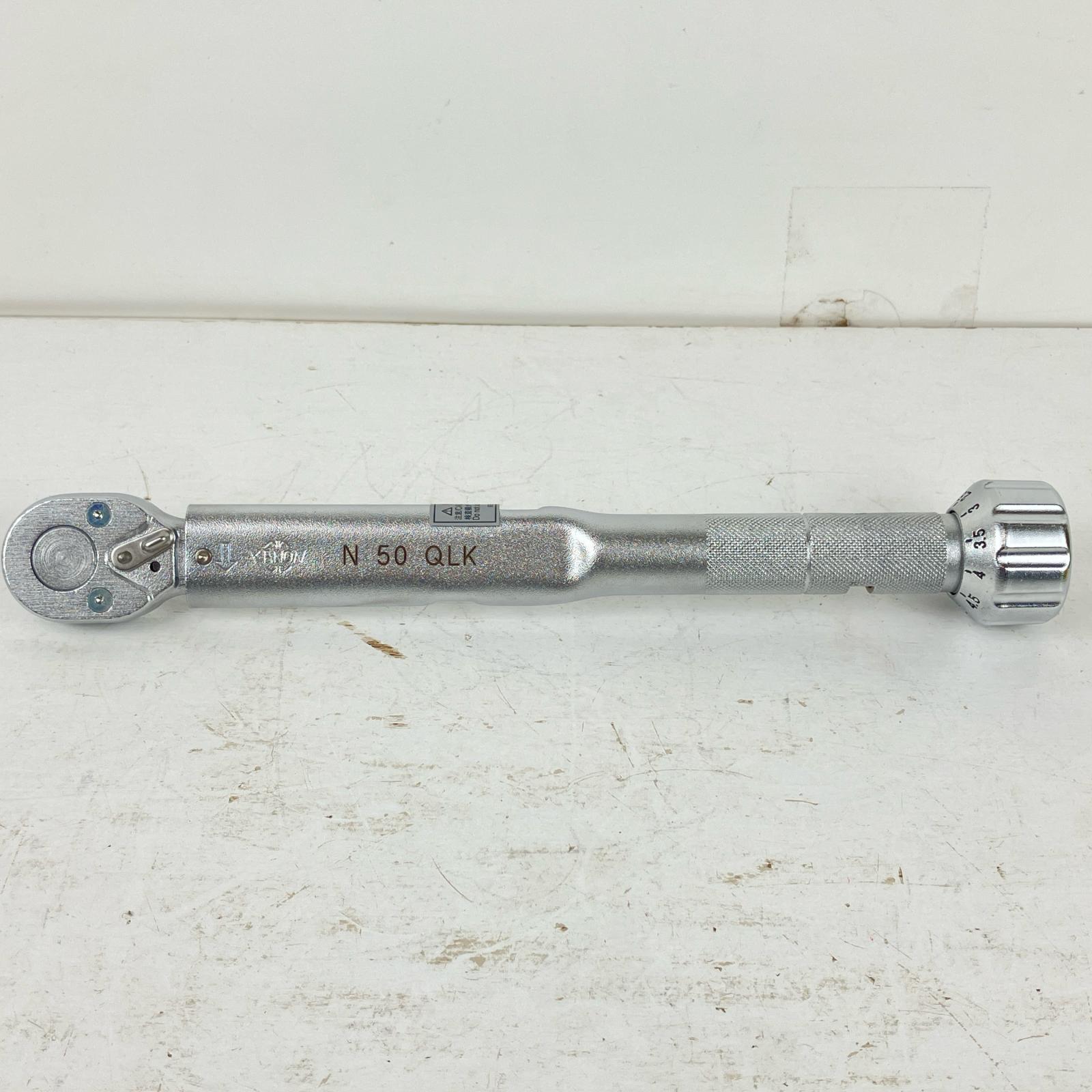 ЗЗ【中古】KANON (8) 9.5mm トルクレンチ 合格書 取説 外箱付 N50QLK シルバー Sランク