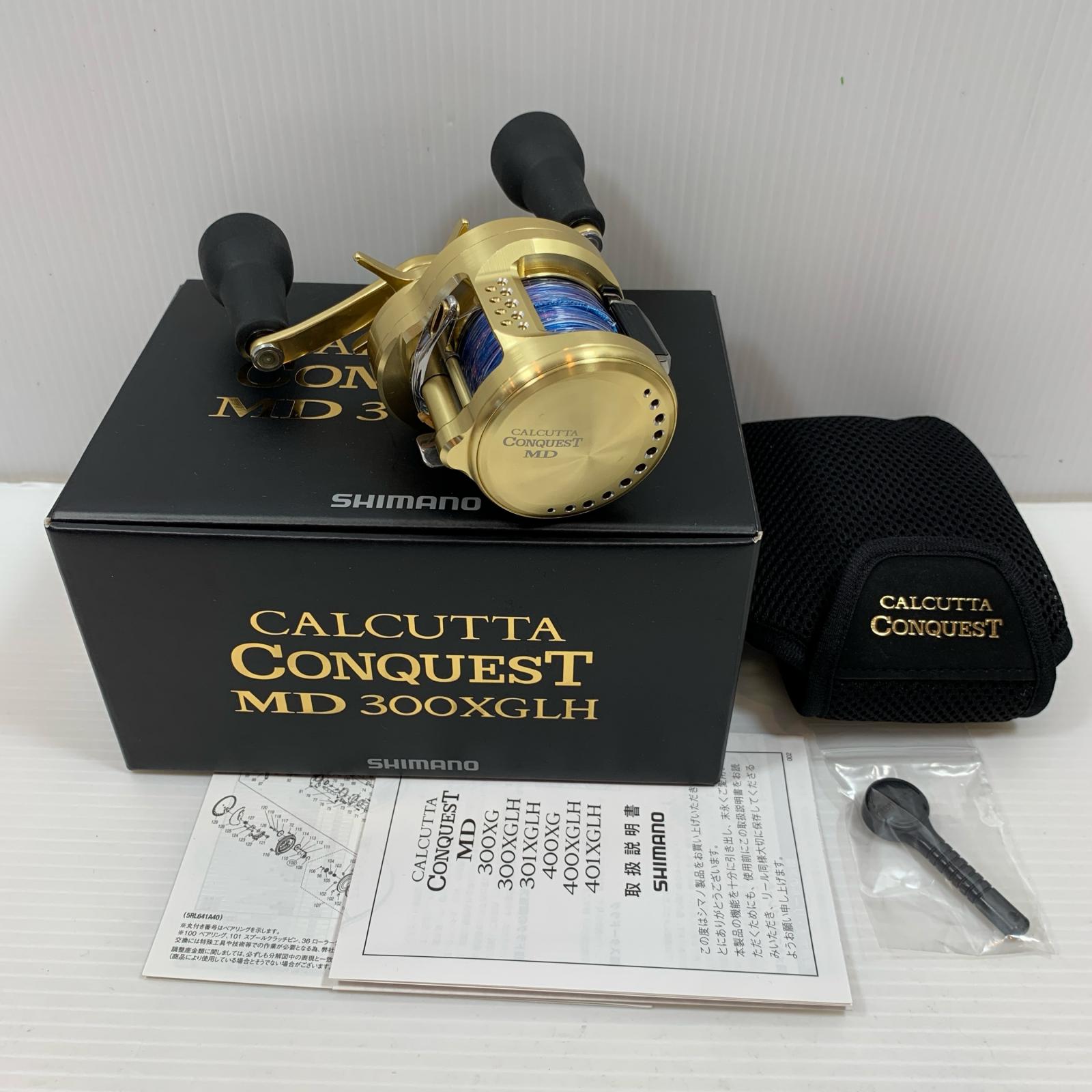 ττ【中古】SHIMANO シマノ ベイトリール 23カルカッタコンクエストMD 300XGLH 045935 Aランク