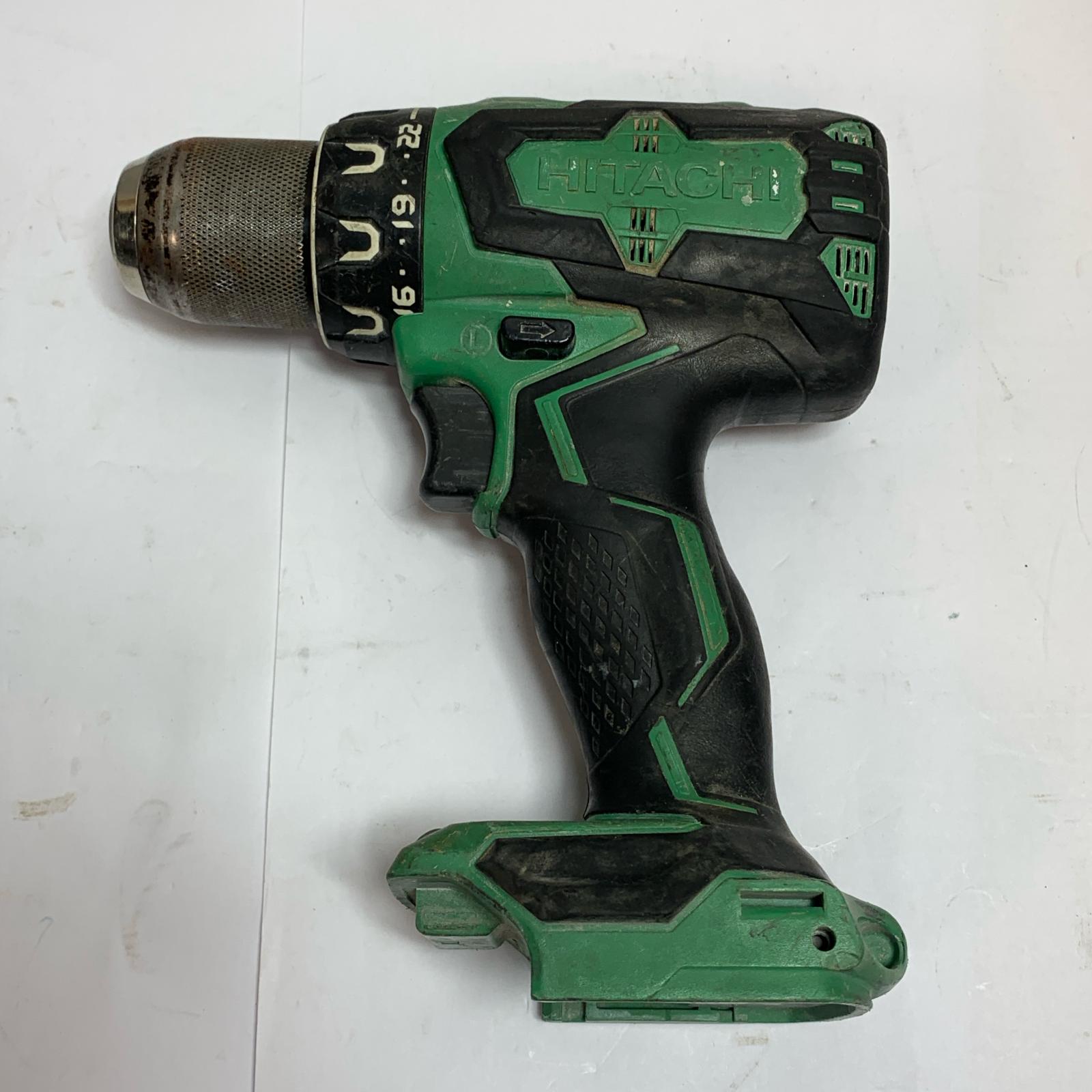 ♭♭【中古】HITACHI 日立 13粍 コードレスドライバドリル 本体のみ DS18DBSL C位置づける