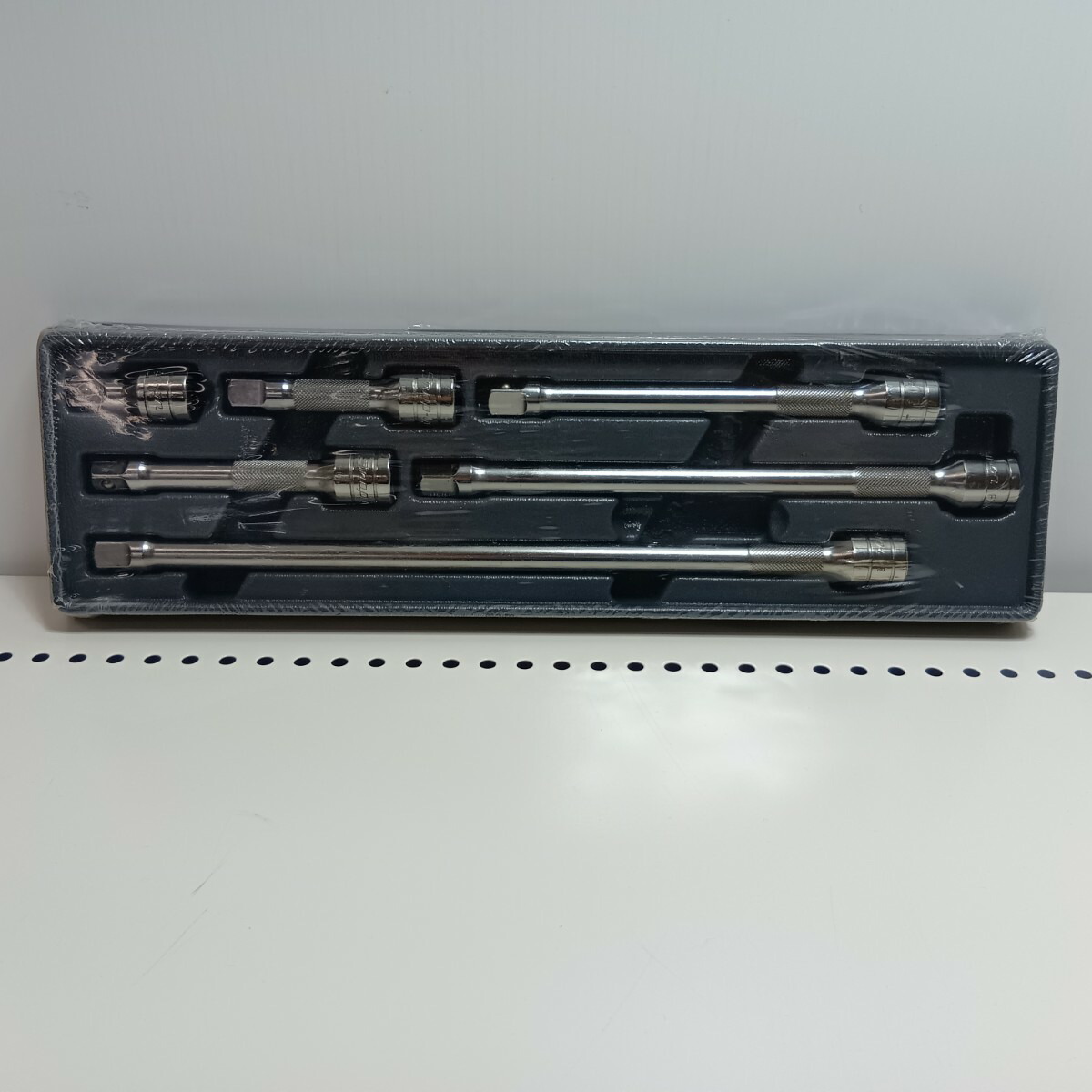 【中古】Snap-on スナップオン エクステンションバー 206AFX シルバー 未使用品(S) 6本+トレー 3/8 Nランク