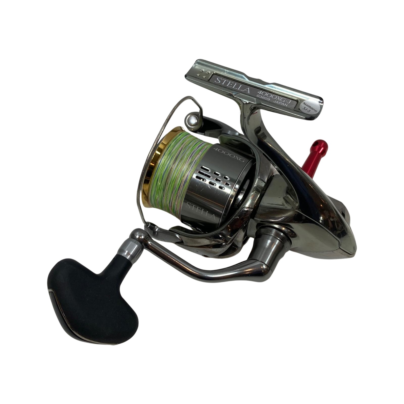 ττ【中古】SHIMANO シマノ スピニングリール 18ステラ 4000XG キズ有 03809 Bランク