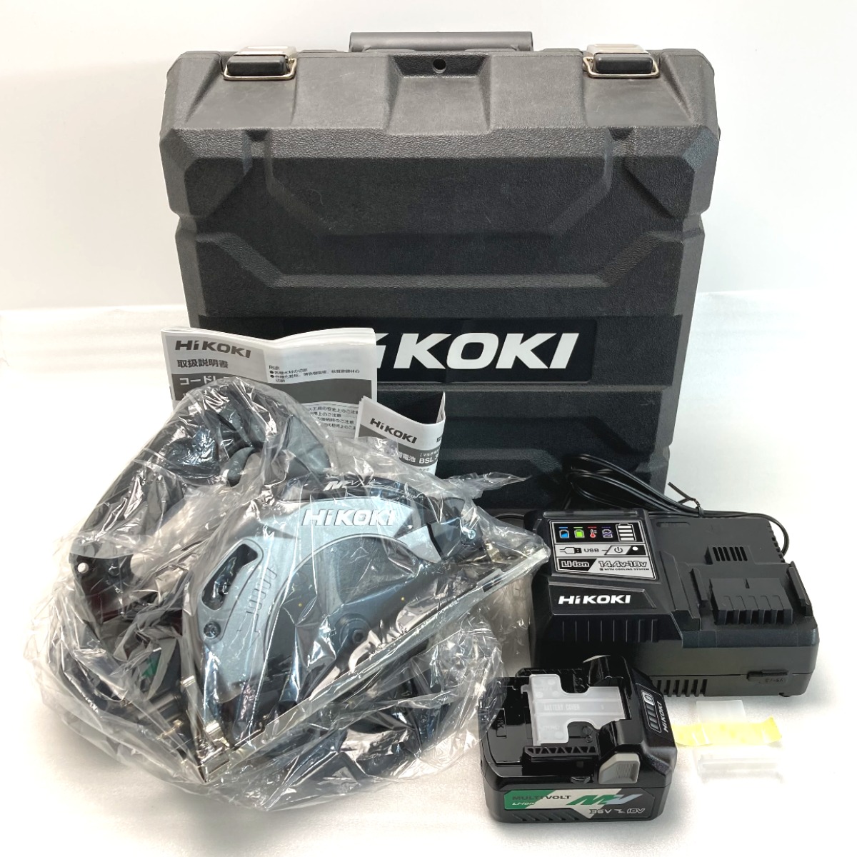 【中古】HiKOKI ハイコーキ 165粍 コードレス丸のこ C3606DA 36V乾電池2個嘱する 未当て嵌める品 S位置づける