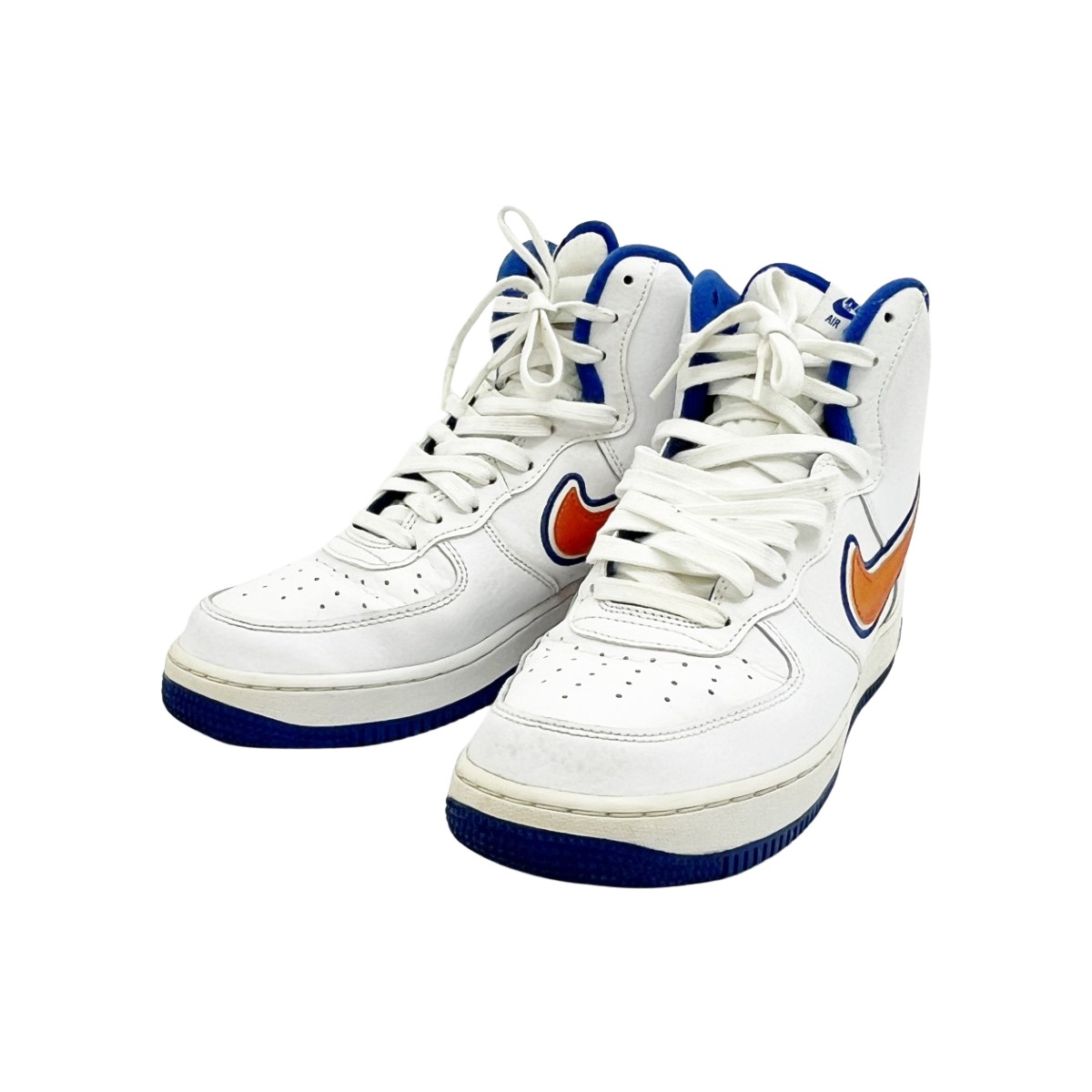 楽天市場】NIKE 2001 AIR FORCE1 HIGH WHITE/BLUE サイズ27.0cm 630034