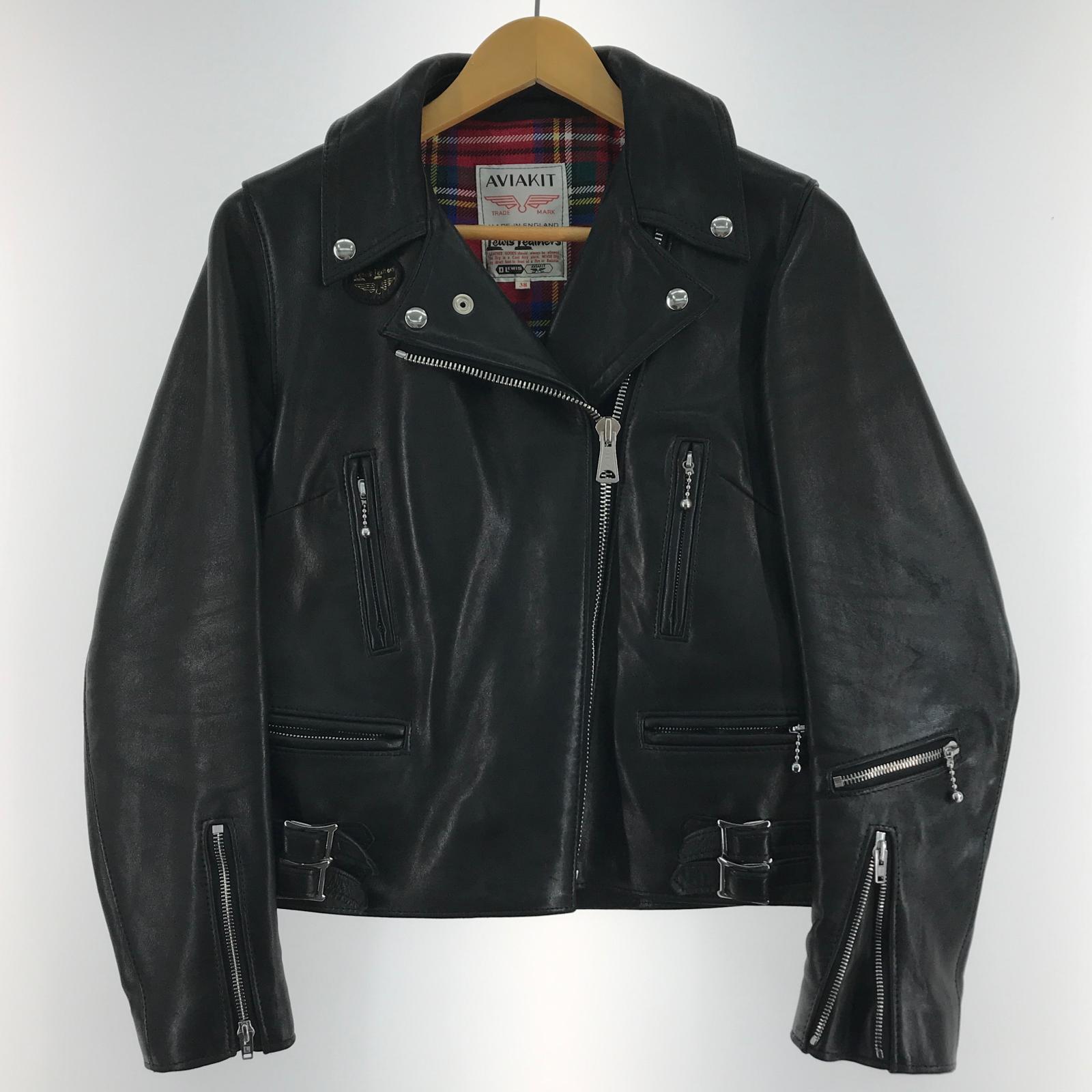 Lewis Leathers Aviakit ダブルライダース 42 ブラック Lewis Leathers(ルイスレザーズ) / AVIAKIT/ダブルライダース