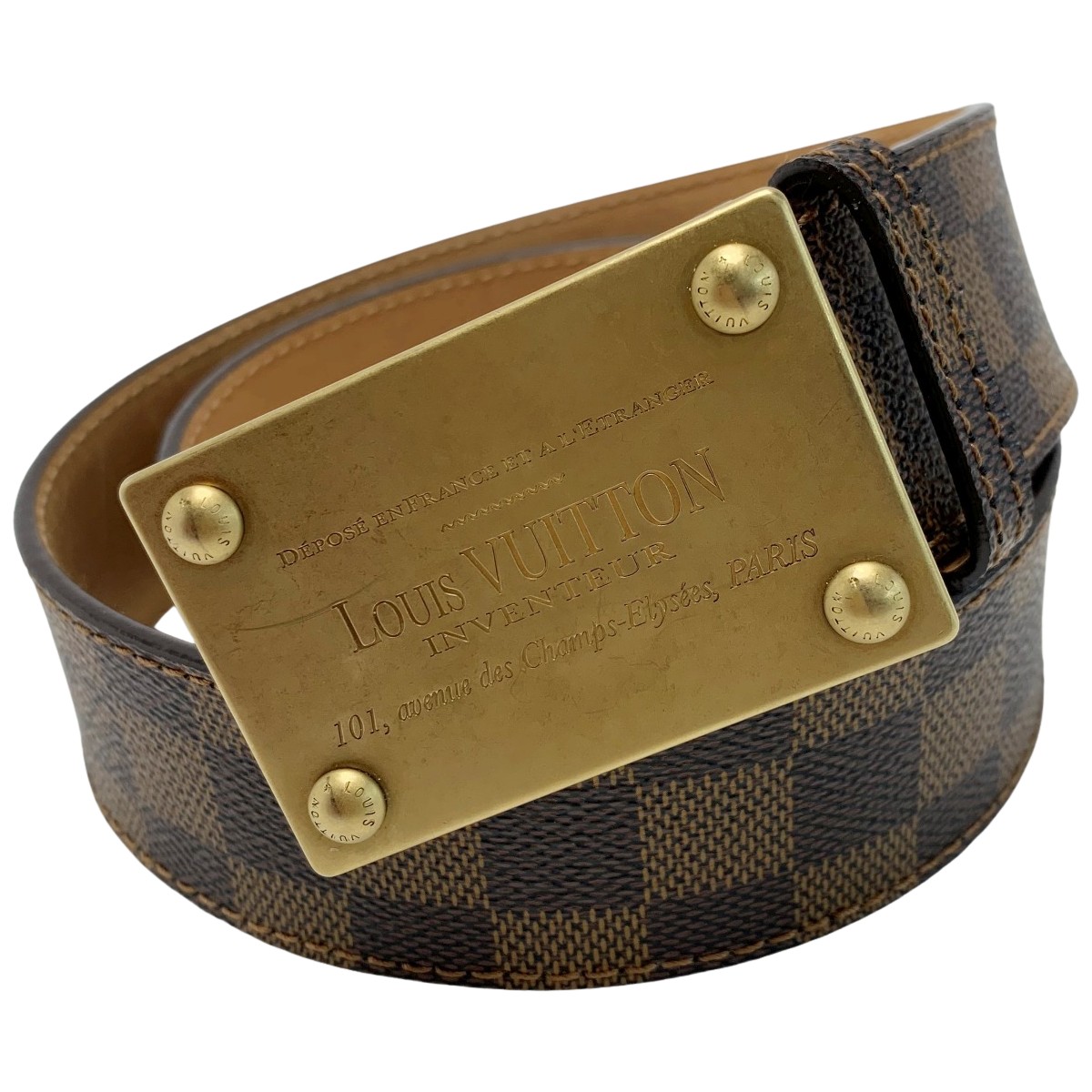 ❤️正規品❤️ Louis Vuitton ダミエベルト 100/40 楽天市場】ルイヴィトン Louis Vuitton ベルト（100/40） ダミエ