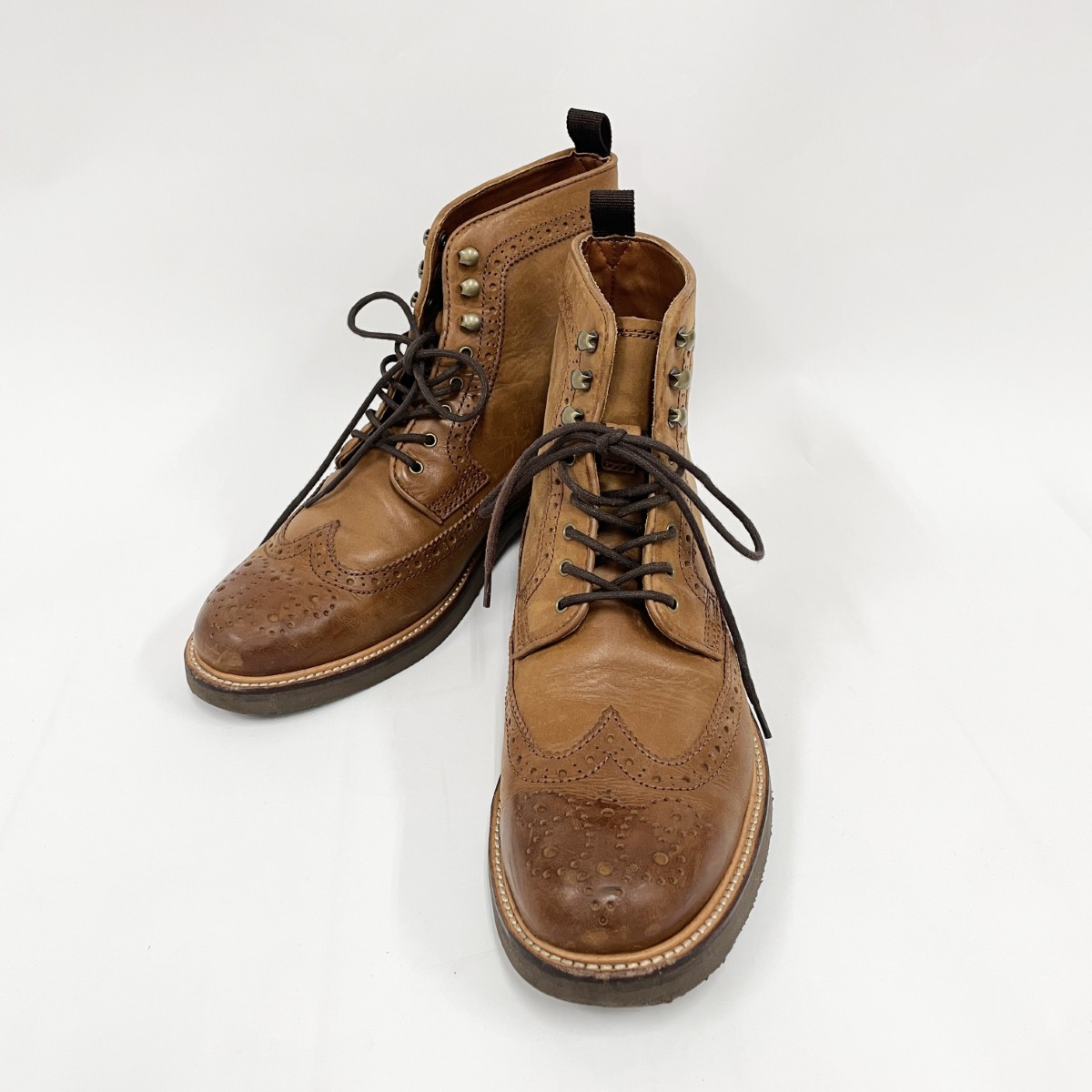 楽天市場】REGAL リーガル/ウィングチップブーツ/24/メンズスシューズ