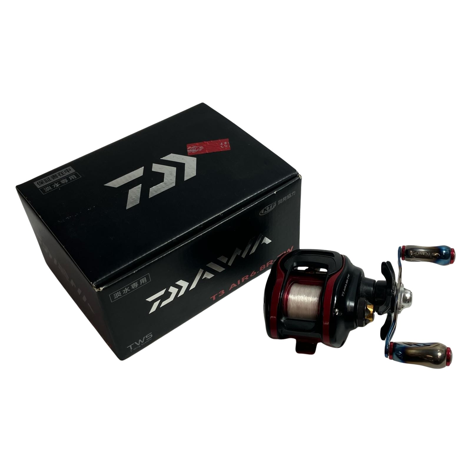 楽天市場】ダイワ DAIWA ベイトリール T3 AIR 6.8R-TW 左ハンドル