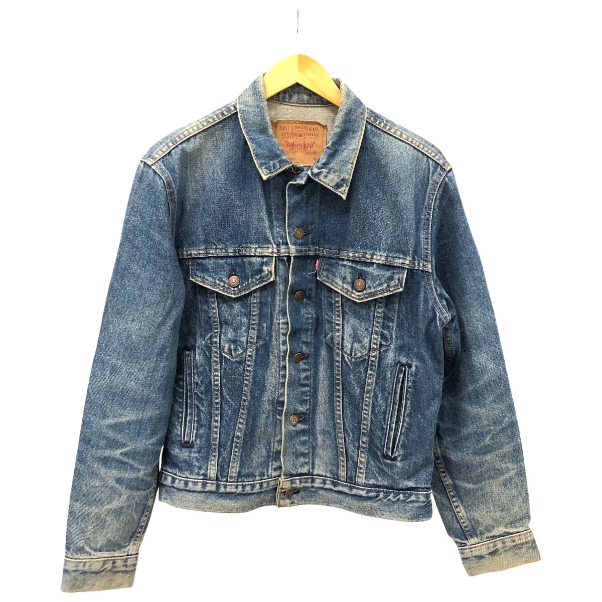 □□【中古】80s Levis ジャケット 70506 36(S) 82年製 アメリカ製 527刻印 古着 インディゴ Cランク