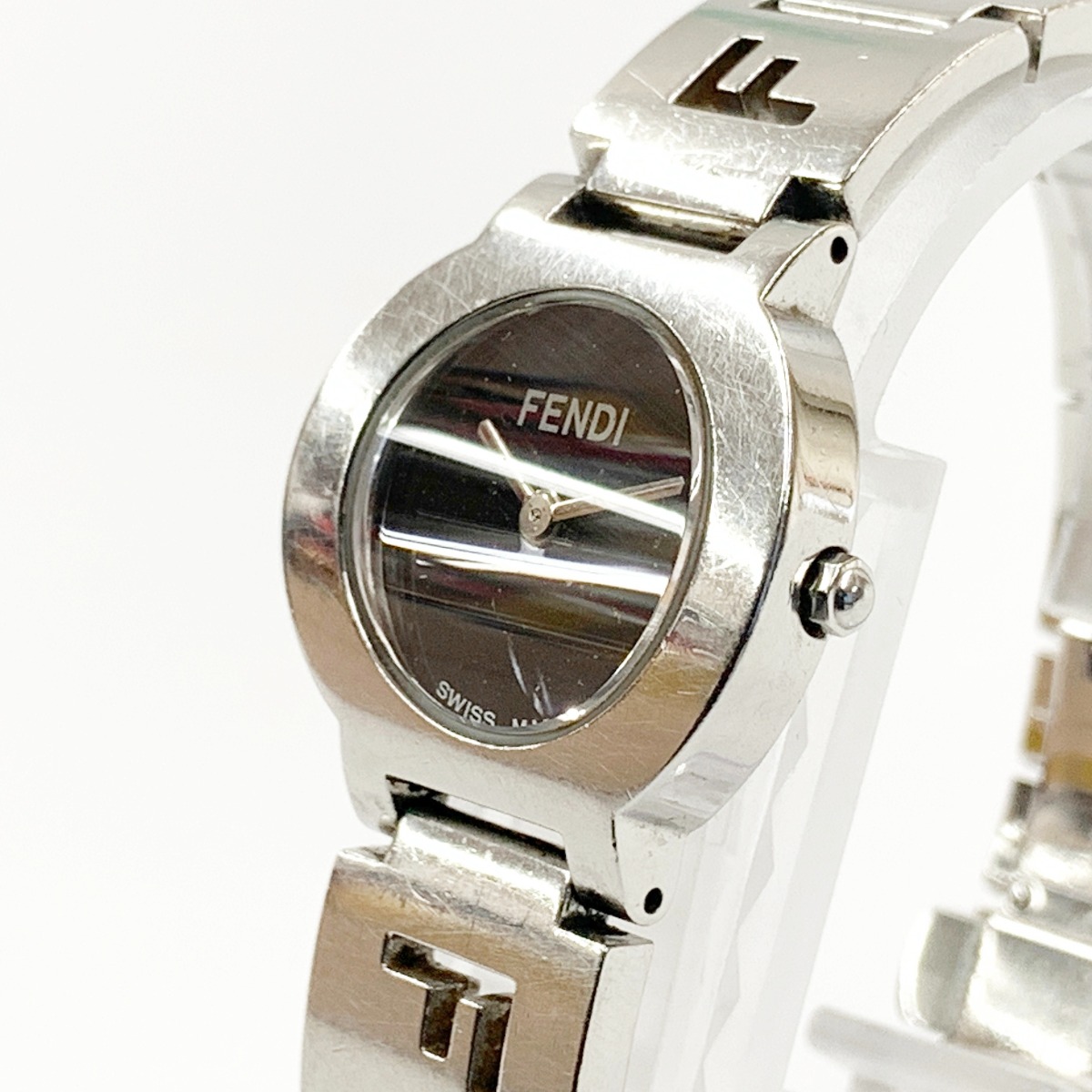 FENDI レディース腕時計 黒文字盤 クォーツ時計 FENDI MY WAY フェンディ レディース 時計 MayWay マイウェイ クォーツ