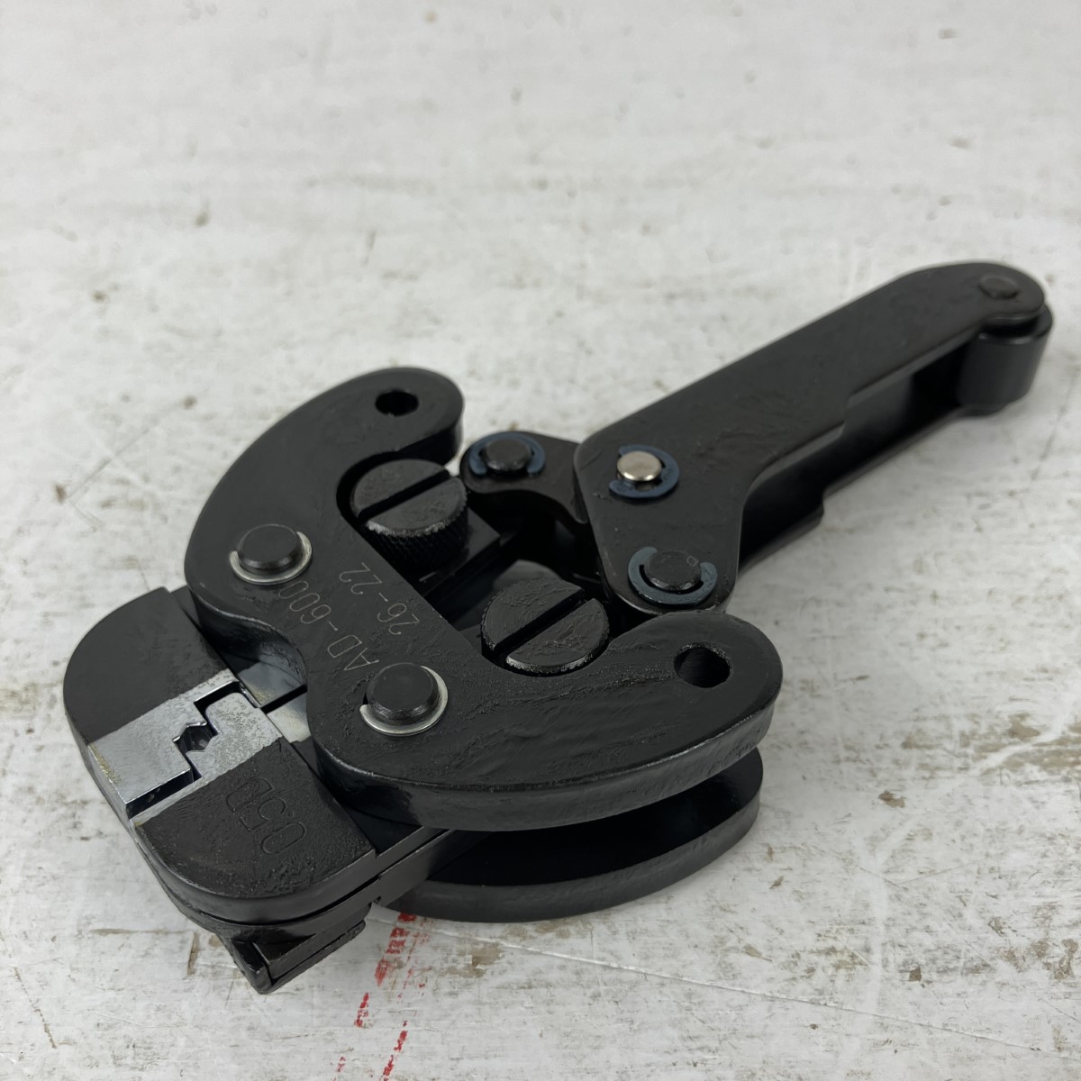 ЗЗ【中古】JST 空気圧式圧着工具用ダイス 検査証付 AD-600 ブラック Sランク