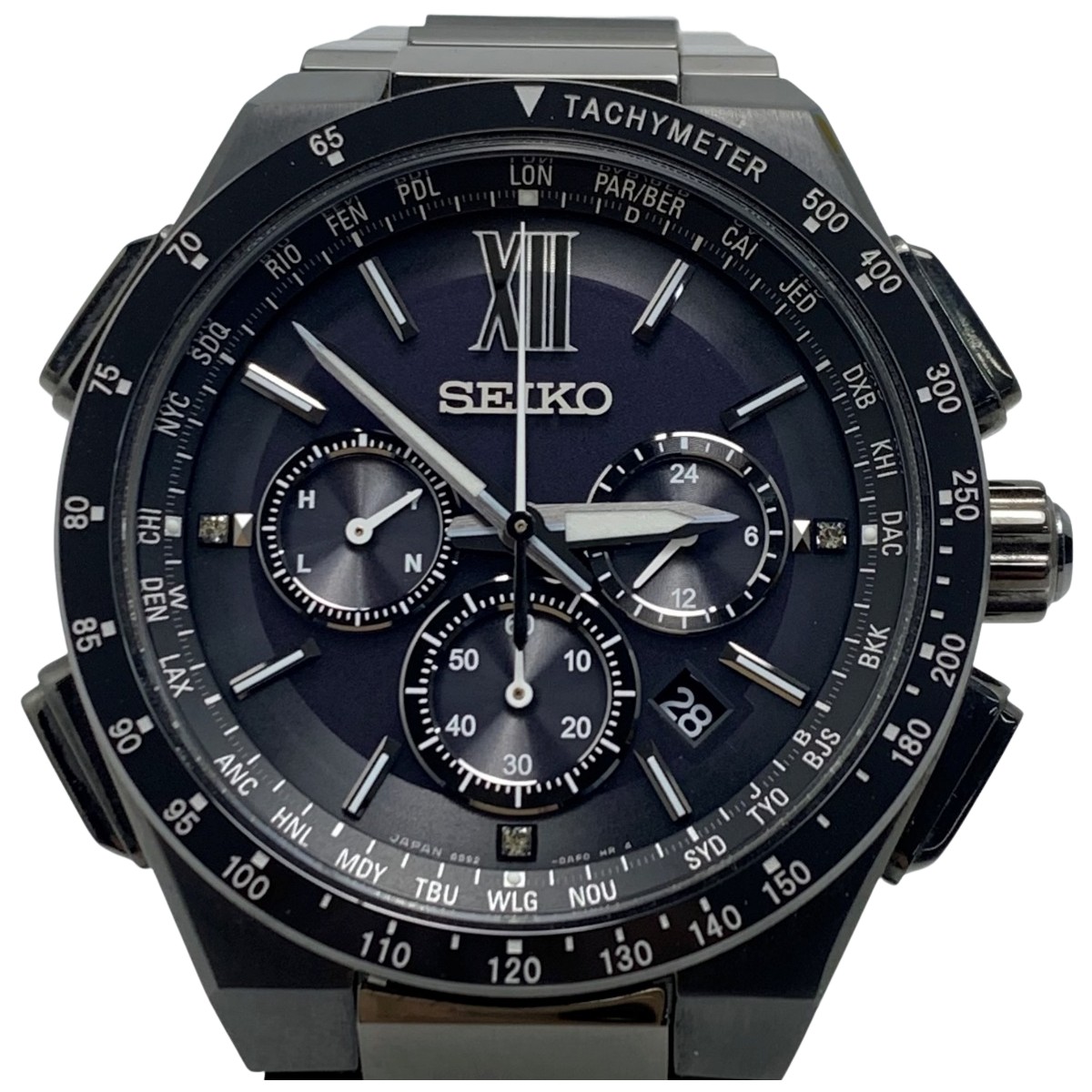 楽天市場】超美品 SEIKO セイコー ブライツ ソーラー電波時計 8B43