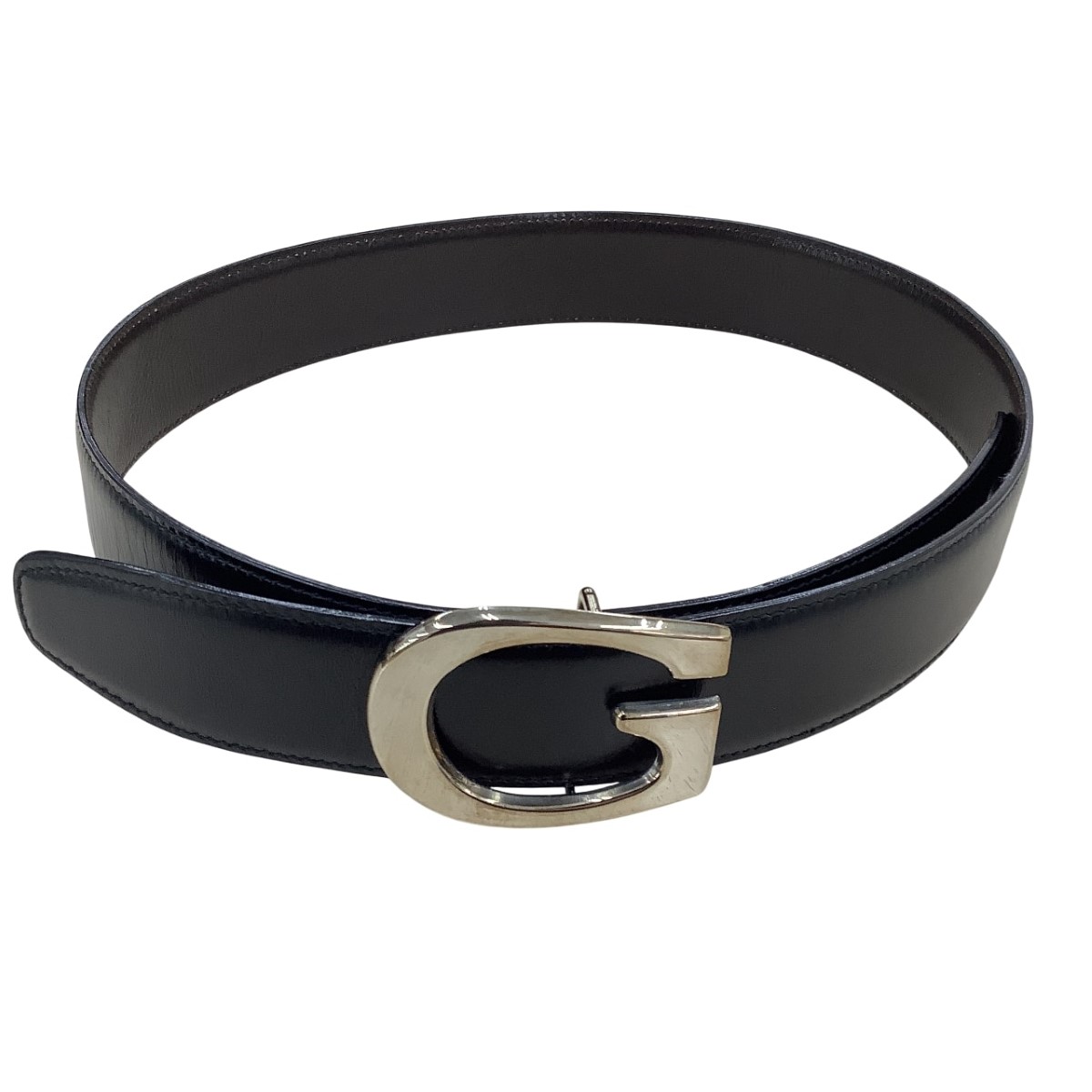 【中古】GUCCI グッチ メンズ ベルト 036.394.0956 ブラック Bランク