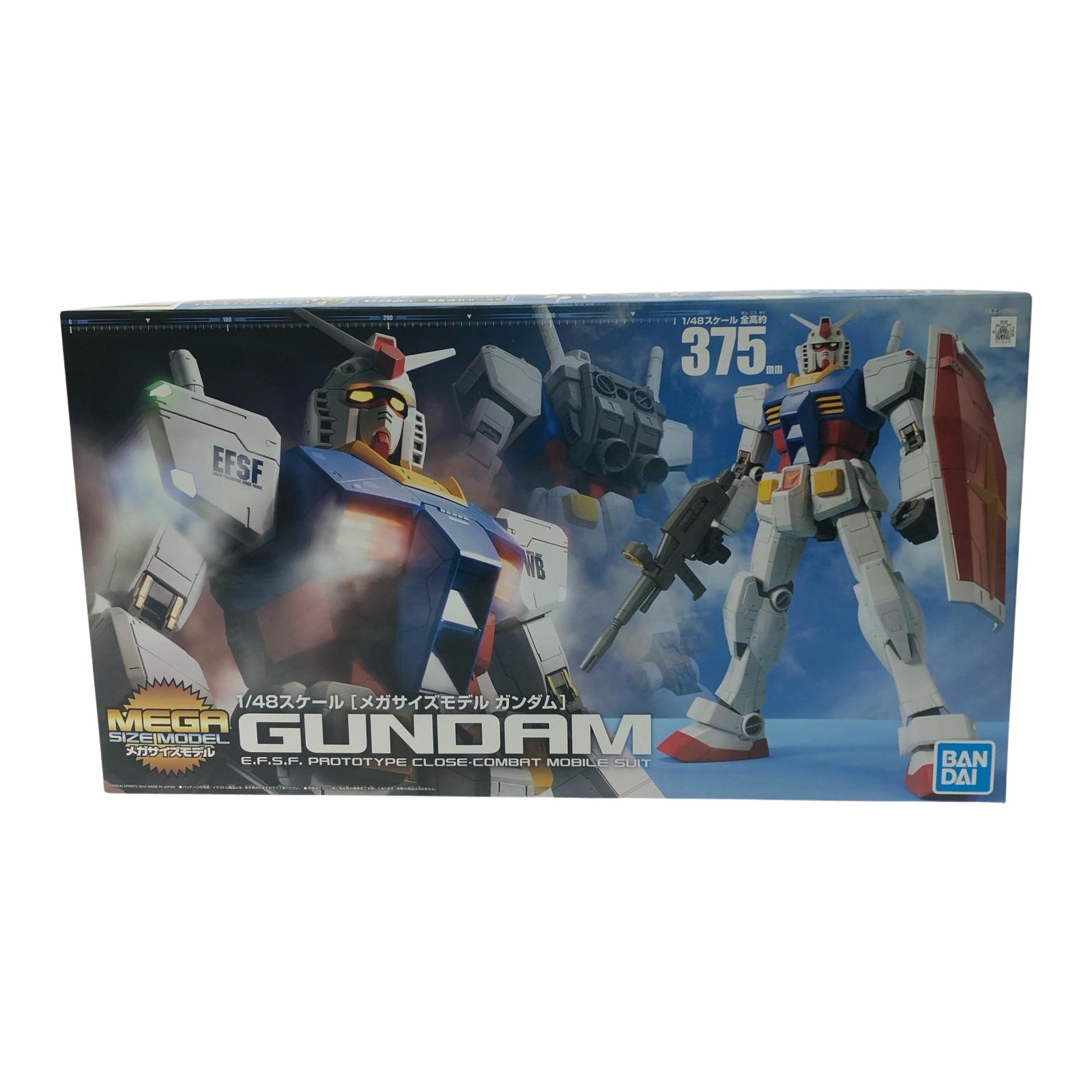 ▼▼【中古】BANDAI バンダイ 機動戦士ガンダム ガンプラ 1/48スケール メガサイズモデル RX-78-2 ガンダム Sランク