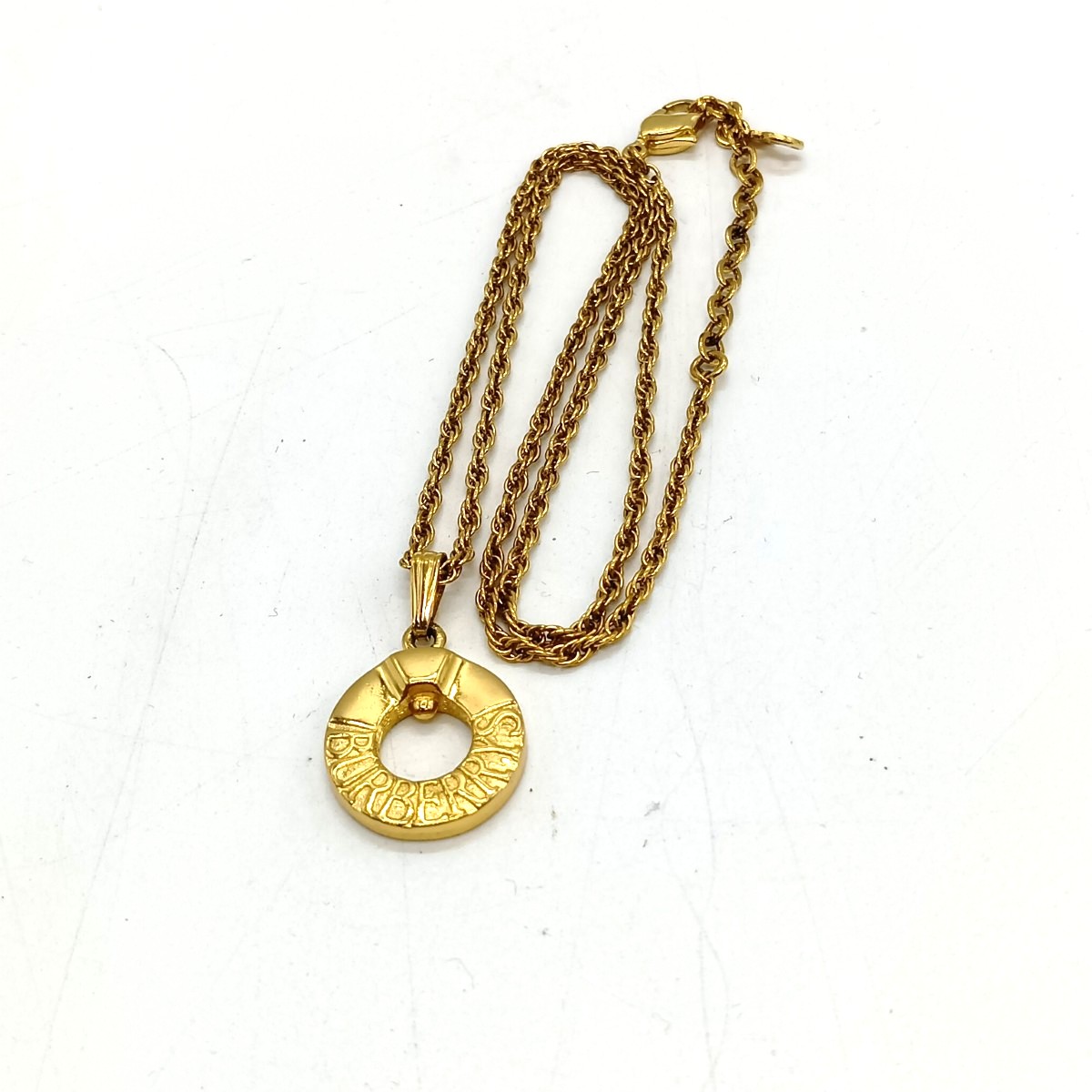 楽天市場】バーバリー BURBERRY ロゴ モチーフ ネックレス ゴールド GP