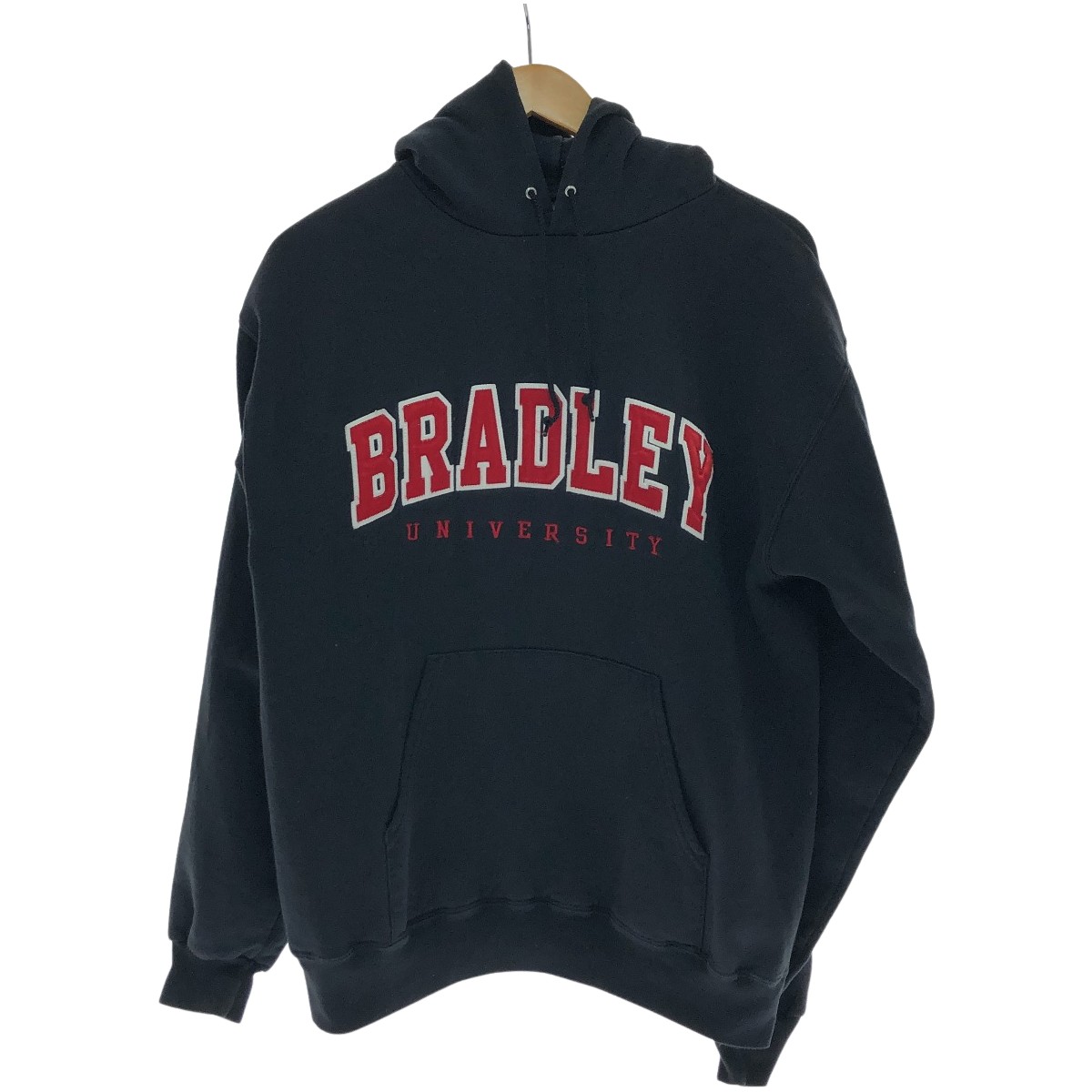 □□【中古】00s Champion パーカー プルオーバーパーカー SIZE M メキシコ製 古着 ブラック Cランク