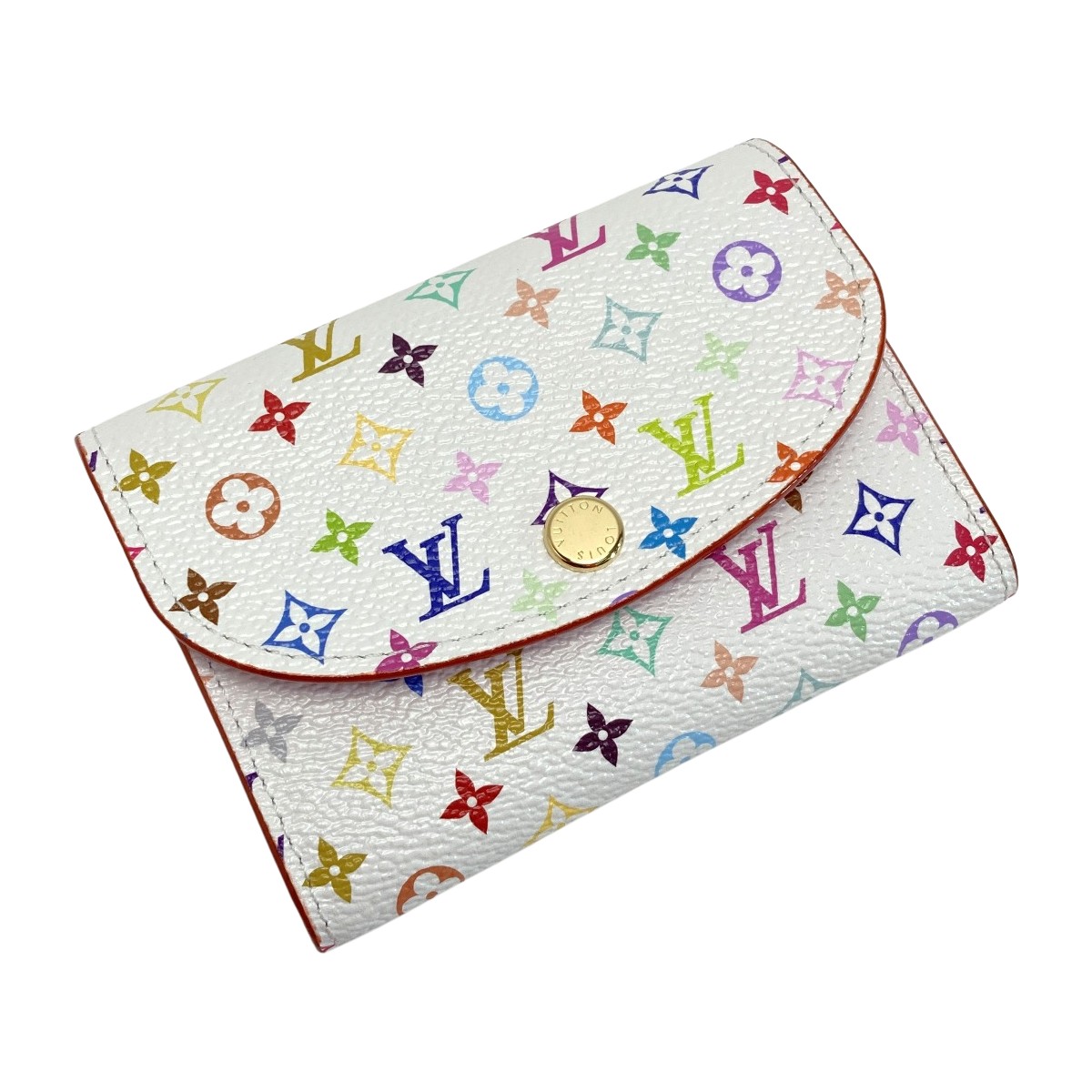 【中古】LOUIS VUITTON ルイヴィトン モノグラム マルチカラー LV×TM ポルトモネ・ロザリ M13399 村上隆 コインケース 財布 Aランク