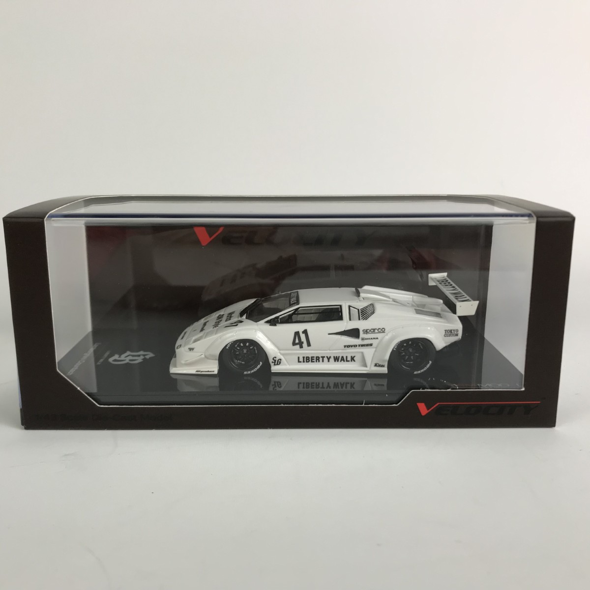 【中古】LB-WORKS TSM MODEL 1/43 ランボルギーニ カウンタック 2024 東京オートサロン ホワイト Aランク