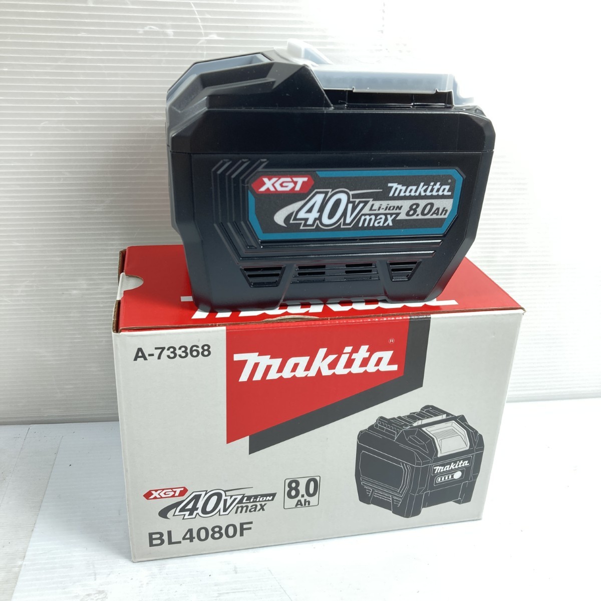 【中古】MAKITA マキタ 40Vmax/8.0Ah リチウムイオンバッテリ 高出力仕様 ※PSEマークあり (4) BL4080F Sランク｜リサイクルビッグバン店