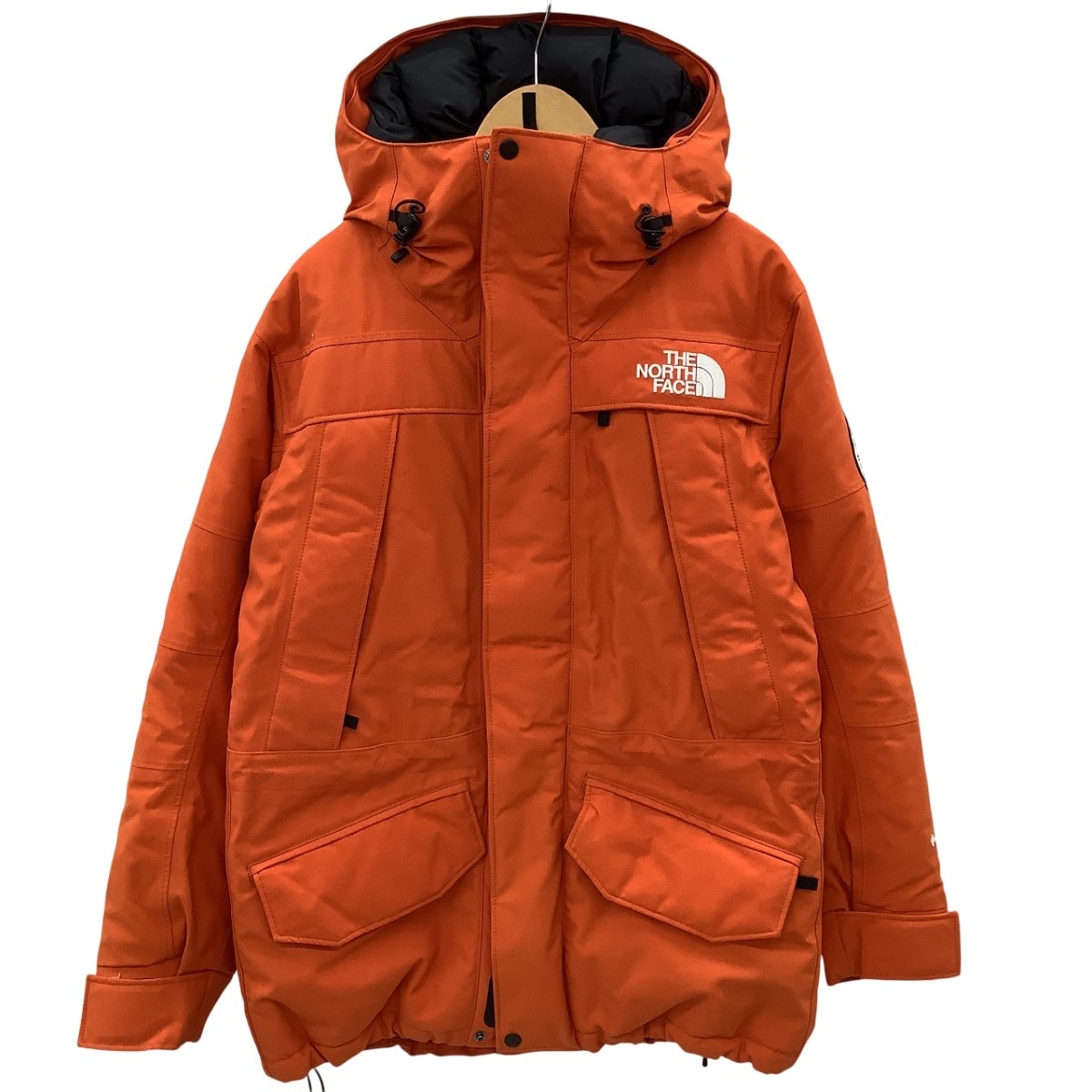 【中古】THE NORTH FACE ザノースフェイス アンタークティカパーカ ダウンジャケット SIZE M ND91807 オレンジ Bランク