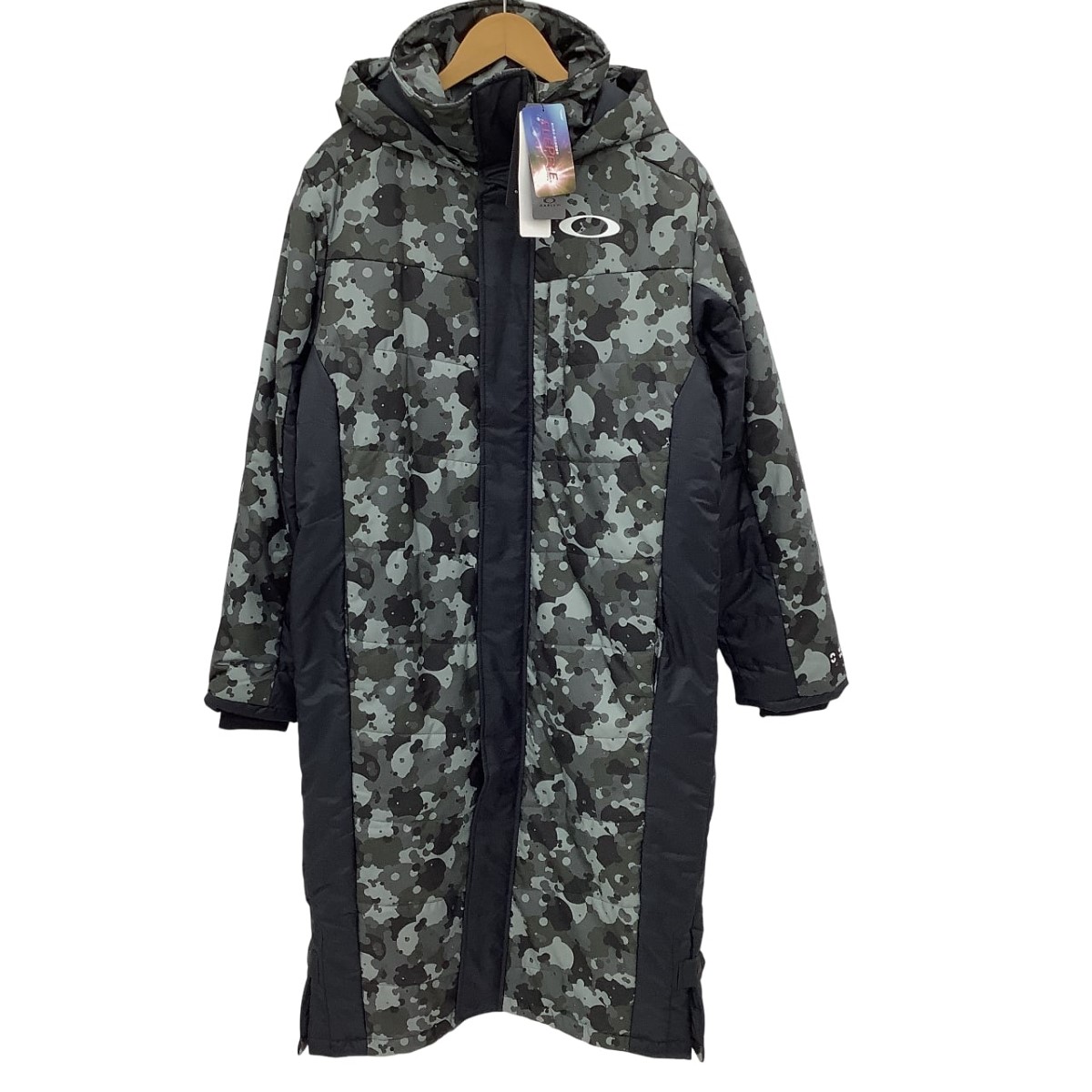 【中古】OAKLEY オークリー 未使用 タグ付き メンズ ベンチコート SIZE M 412858JP ブラック Aランク|リサイクルビッグバン店