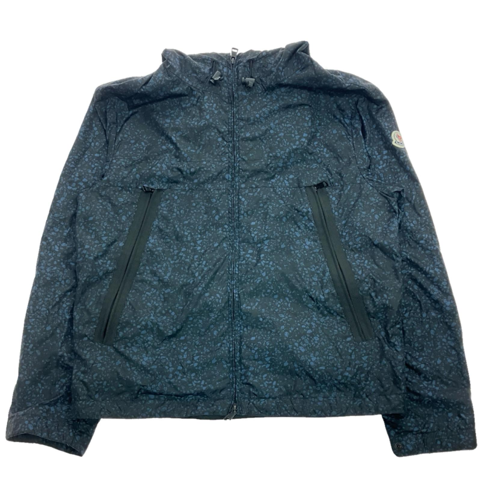 【中古】MONCLER モンクレール ナイロンジャケット 1B726 539UR size1 ネイビー Bランク