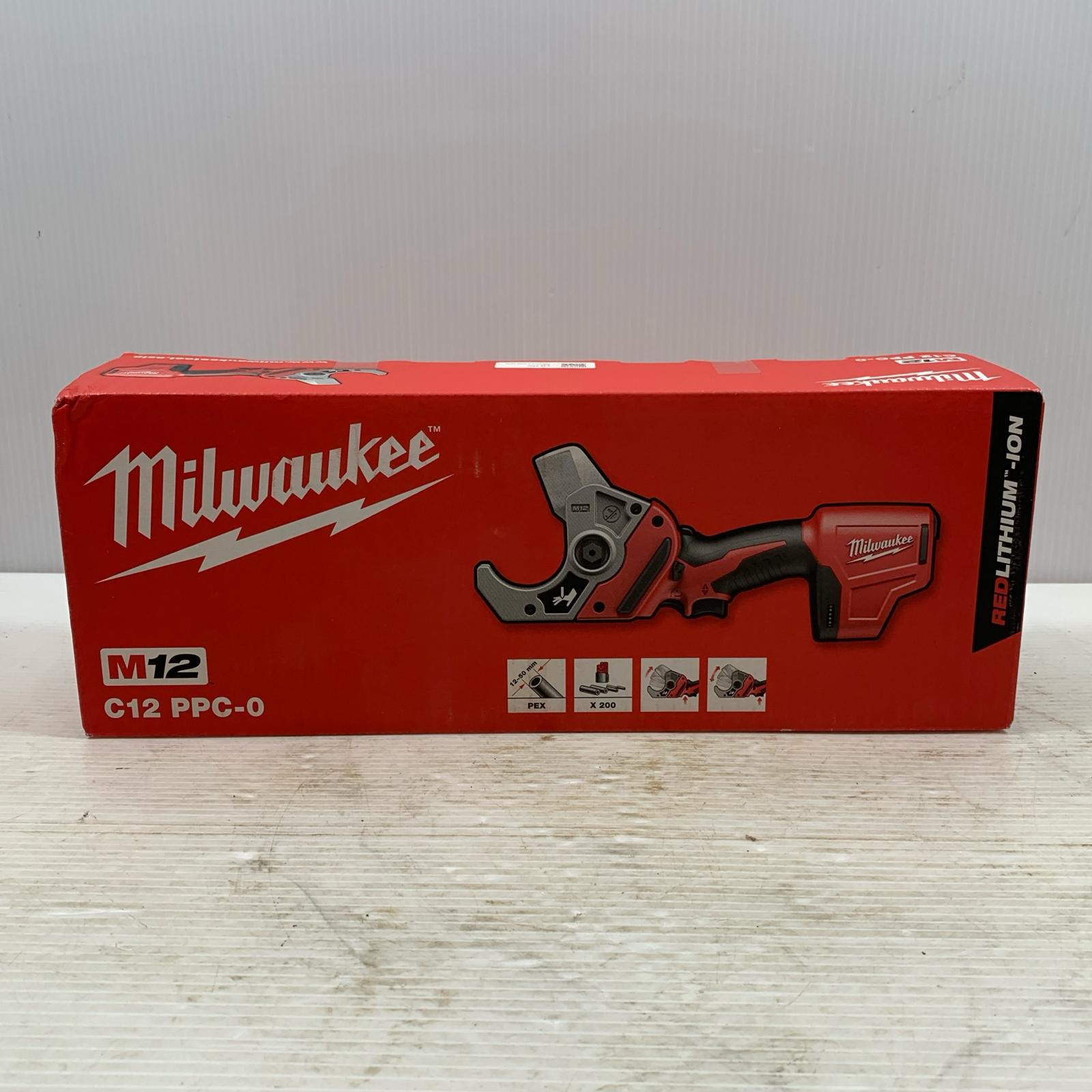 κκ【中古】Milwaukee 物の具かかわり合い装置 PVC切り手 C12PPC-0 JP 赤いこと S位置づける