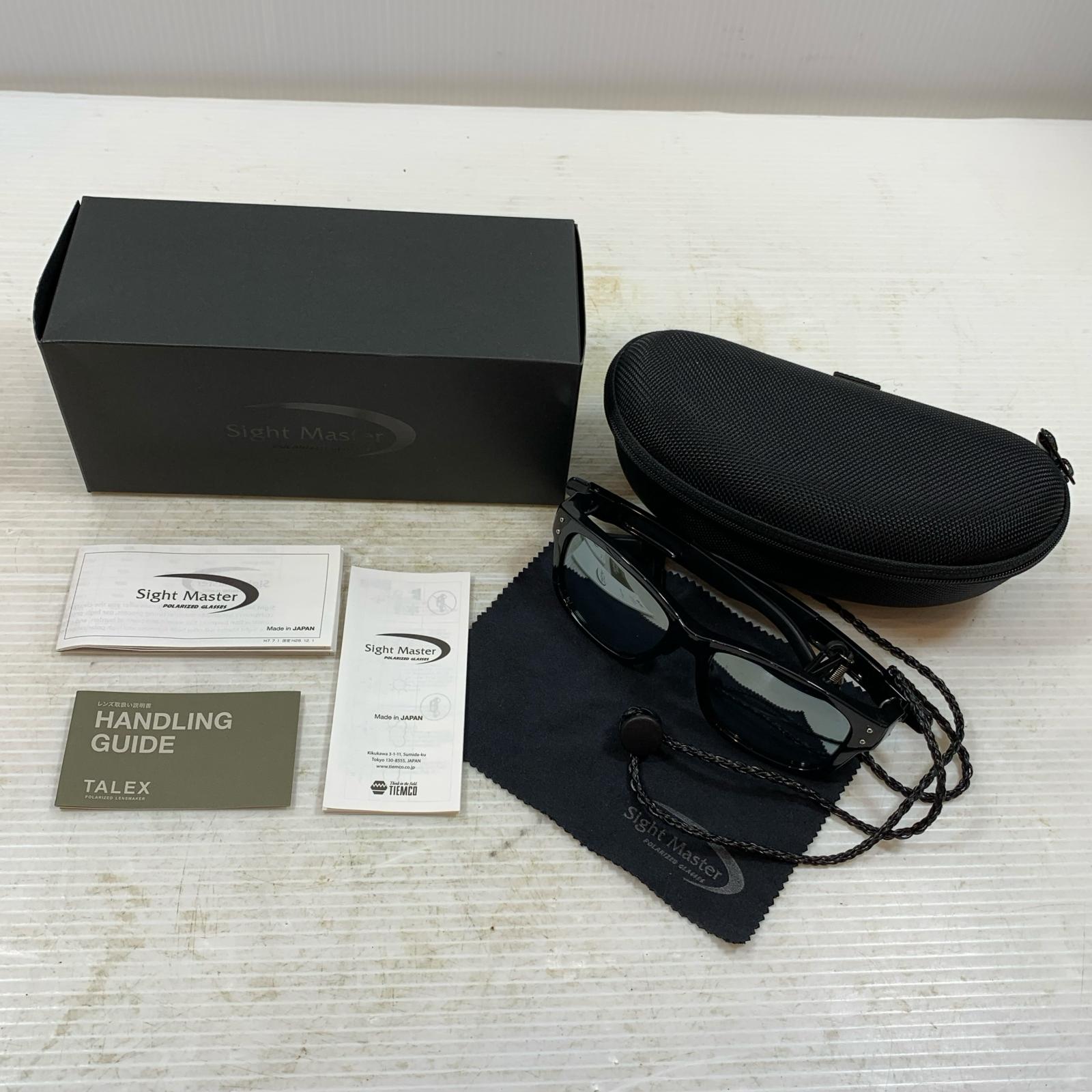 ττ【中古】TIEMCO ティムコ 釣り服飾 偏光サングラス 77-51331/サイトマスター クラシコプラスブラック ブラック Aランク