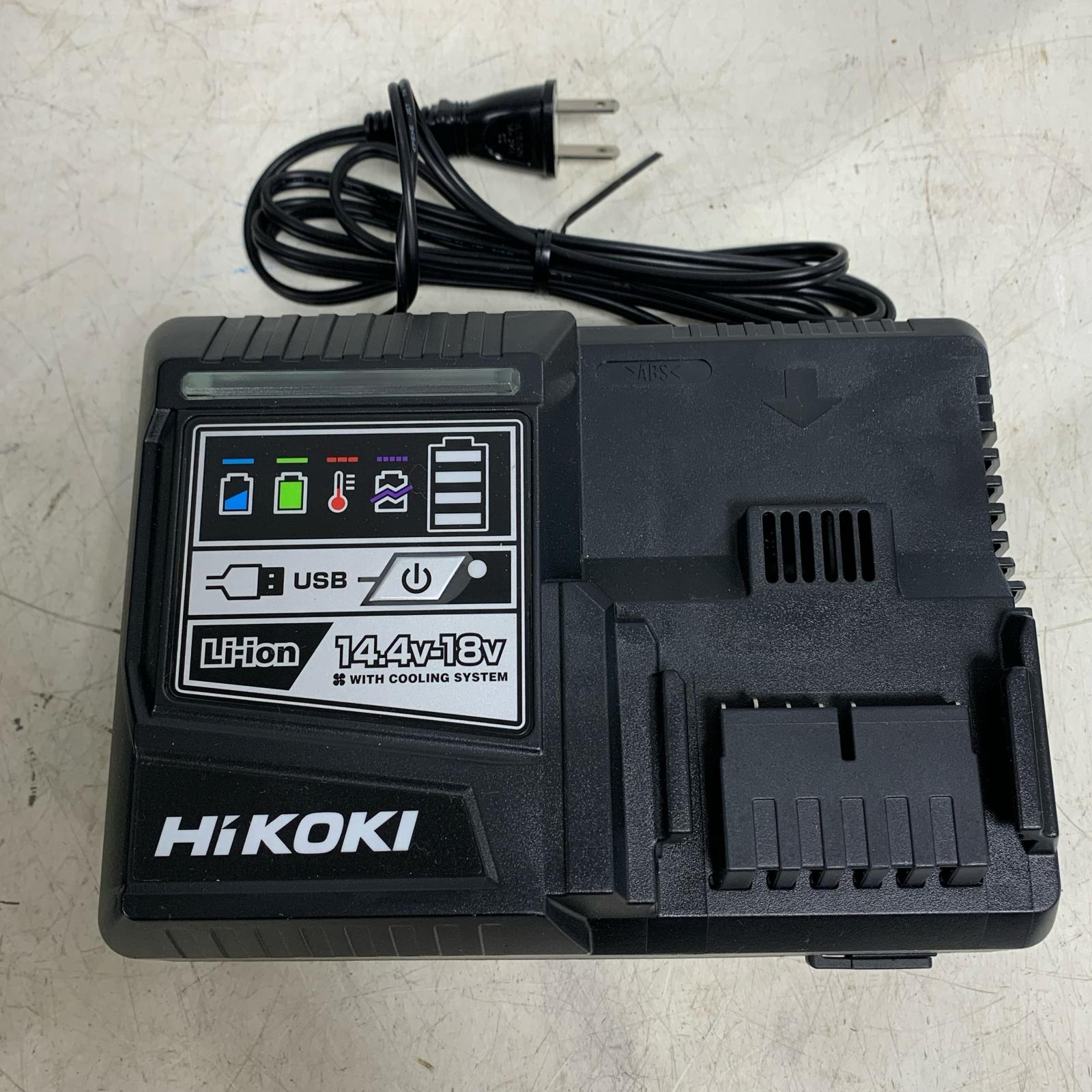 ♭♭【中古】HiKOKI ハイコーキ 18V コードレスディスクグラインダー　充電器・充電池1個・ケース付 G18DBBVL Bランク｜リサイクルビッグバン店