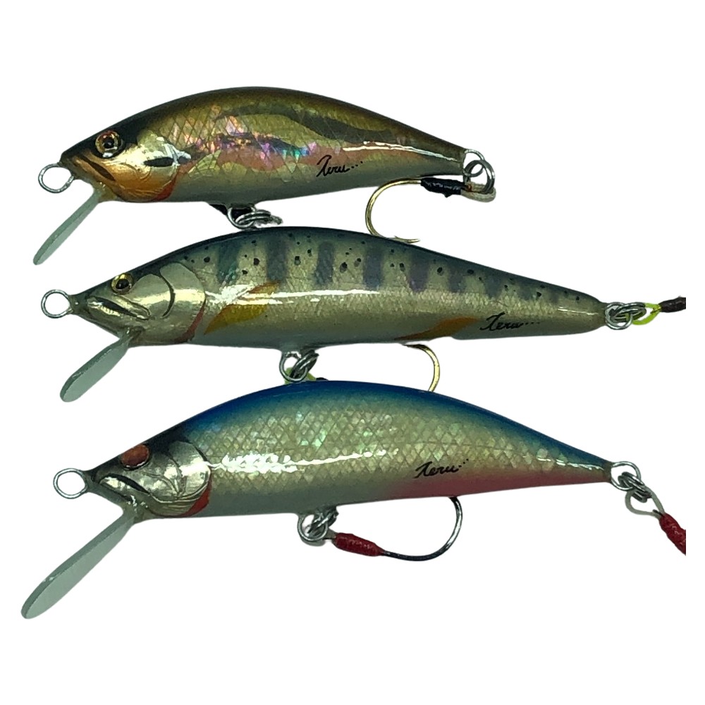 ΣΣ【中古】Teru Lures テルルアー ハンドメイドミノー 3個まとめ Bランク