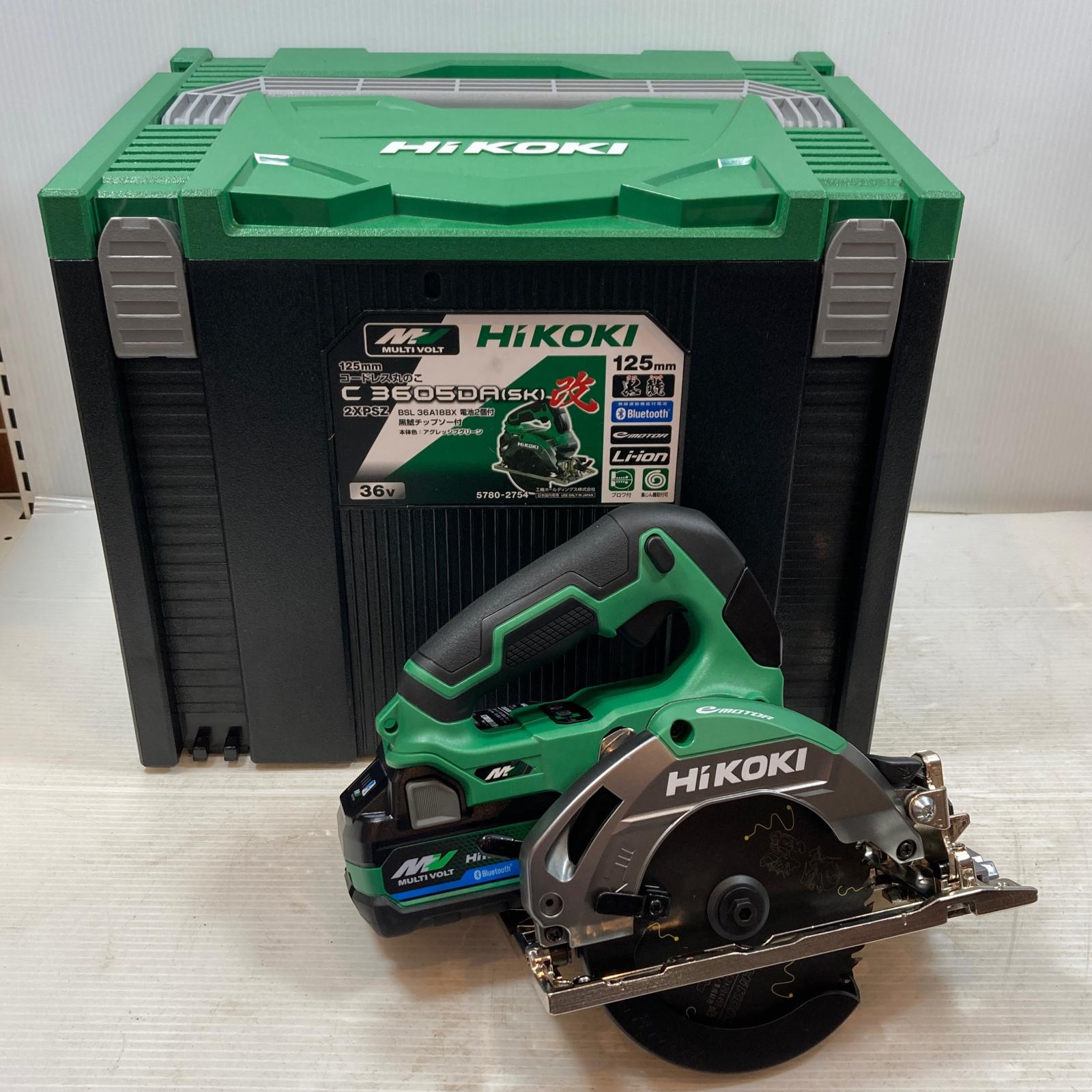κκ【中古】HiKOKI ハイコーキ 切りはなす物の具 丸のこ 125粍 36v J350452 C3605DA(SK)2XPSZ S位置づける