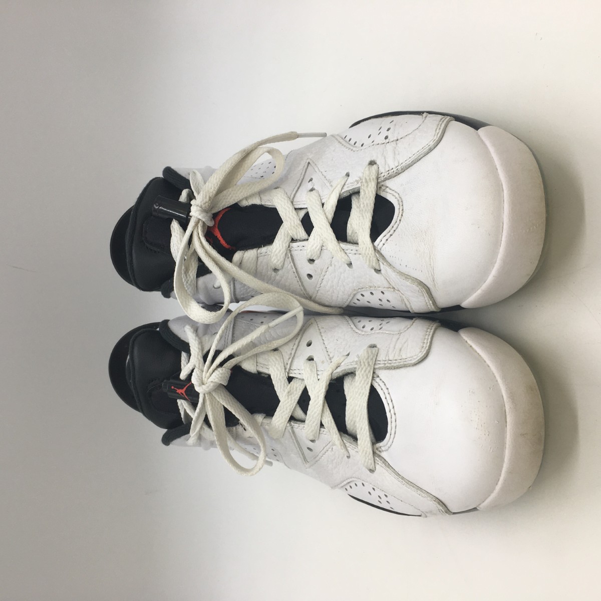【中古】NIKE ナイキ エアジョーダン6 ロー ゴルフ ホワイト インフラレッド Cランク