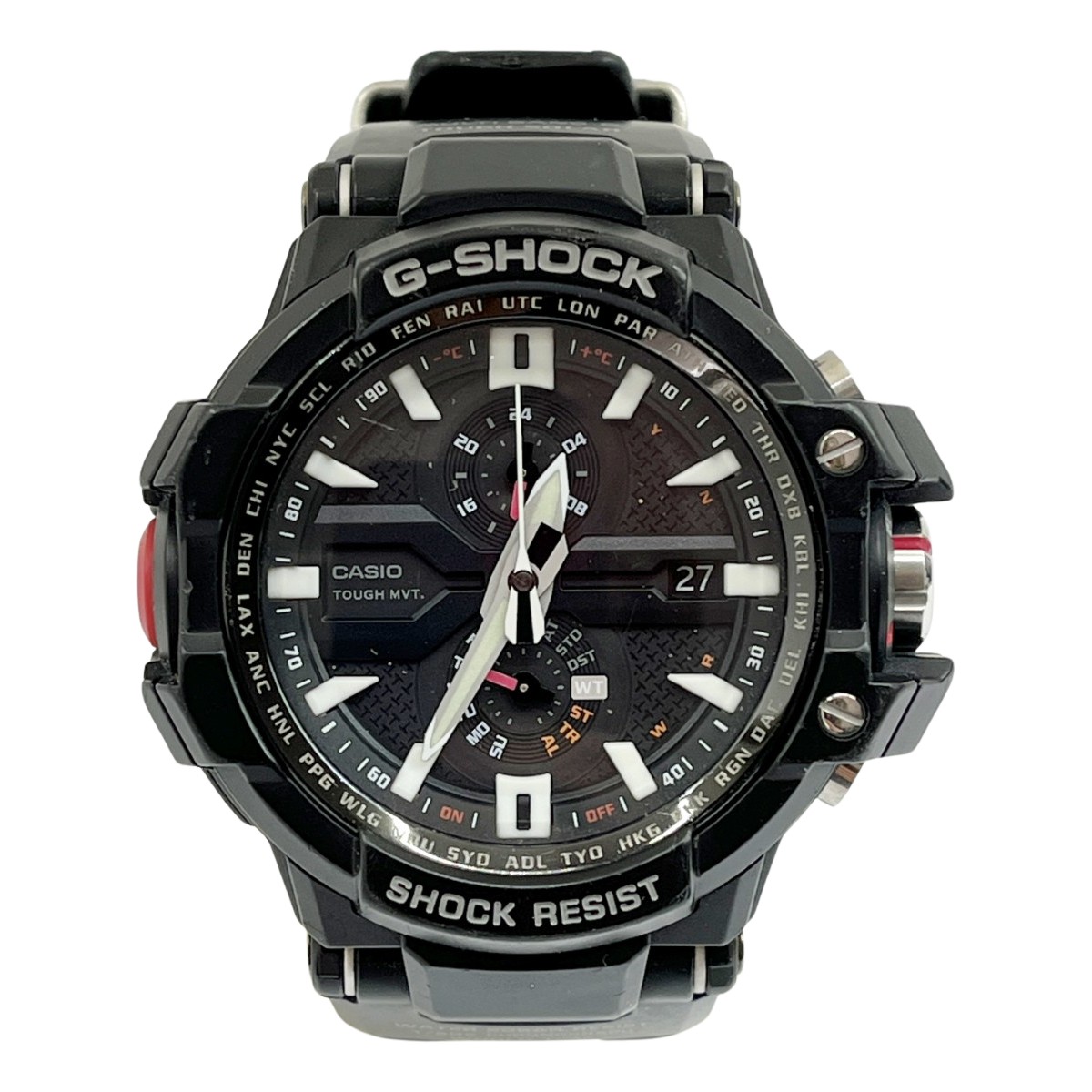 ◆◆【中古】CASIO カシオ G-SHOCK 腕時計 電波ソーラー GW-A1000 ブラック Bランク