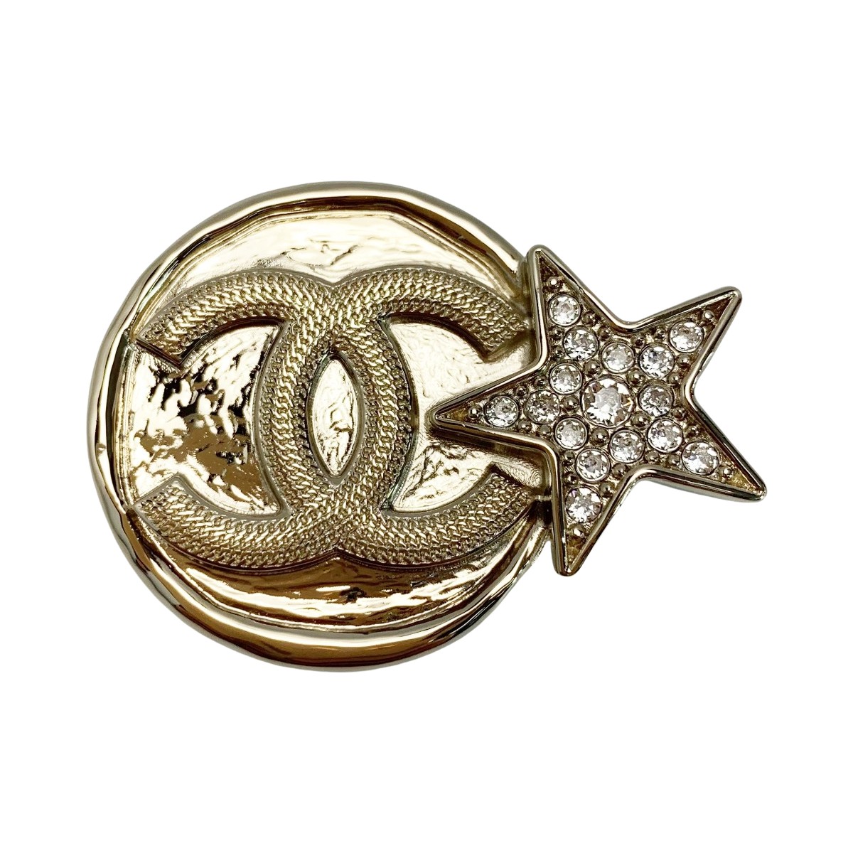 楽天市場】極美品 CHANEL シャネル ブローチ ココマーク 刻印B23S