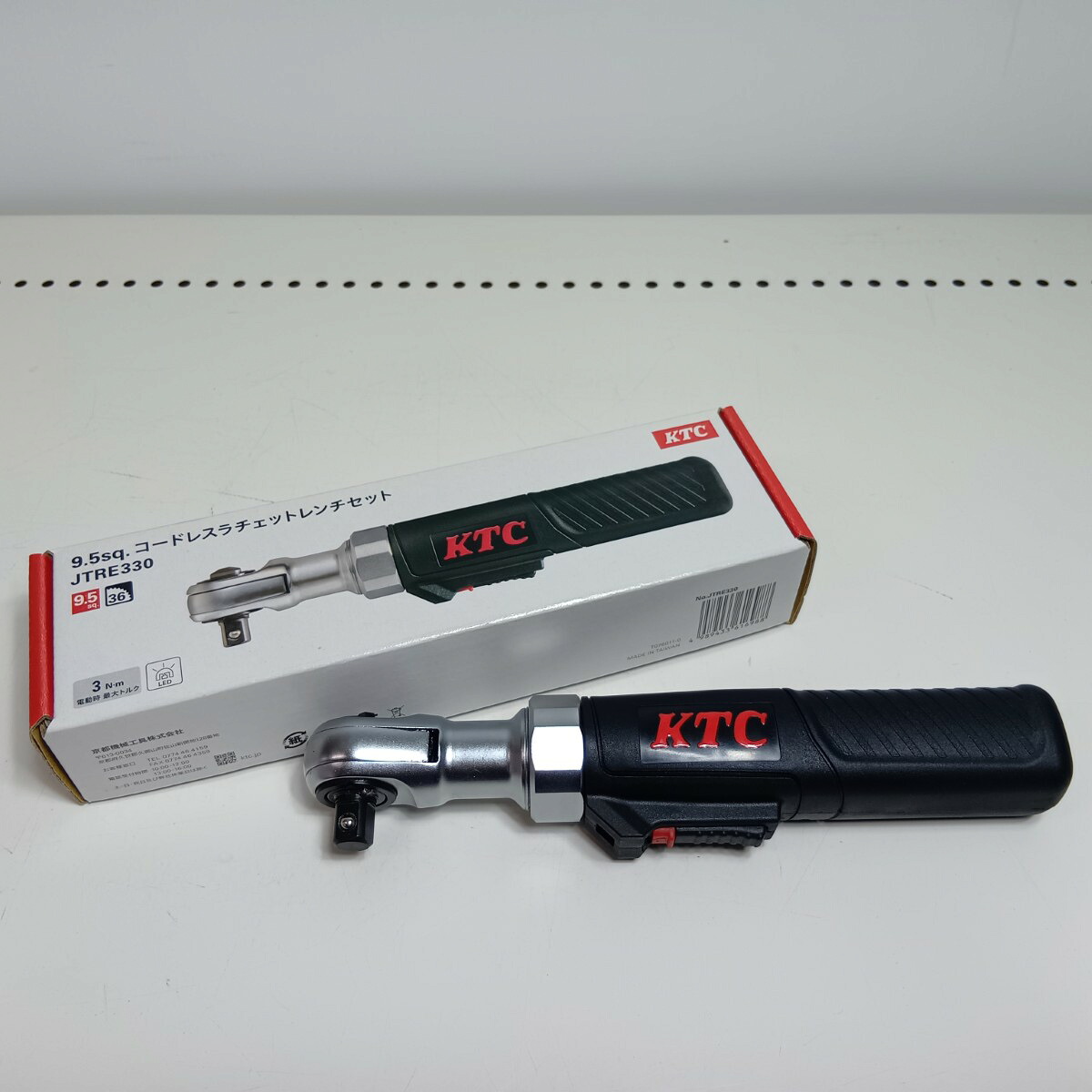 【中古】KTC ケーティーシー ラチェットレンチ JTRE330 程度A コードレス式 美品 Aランク