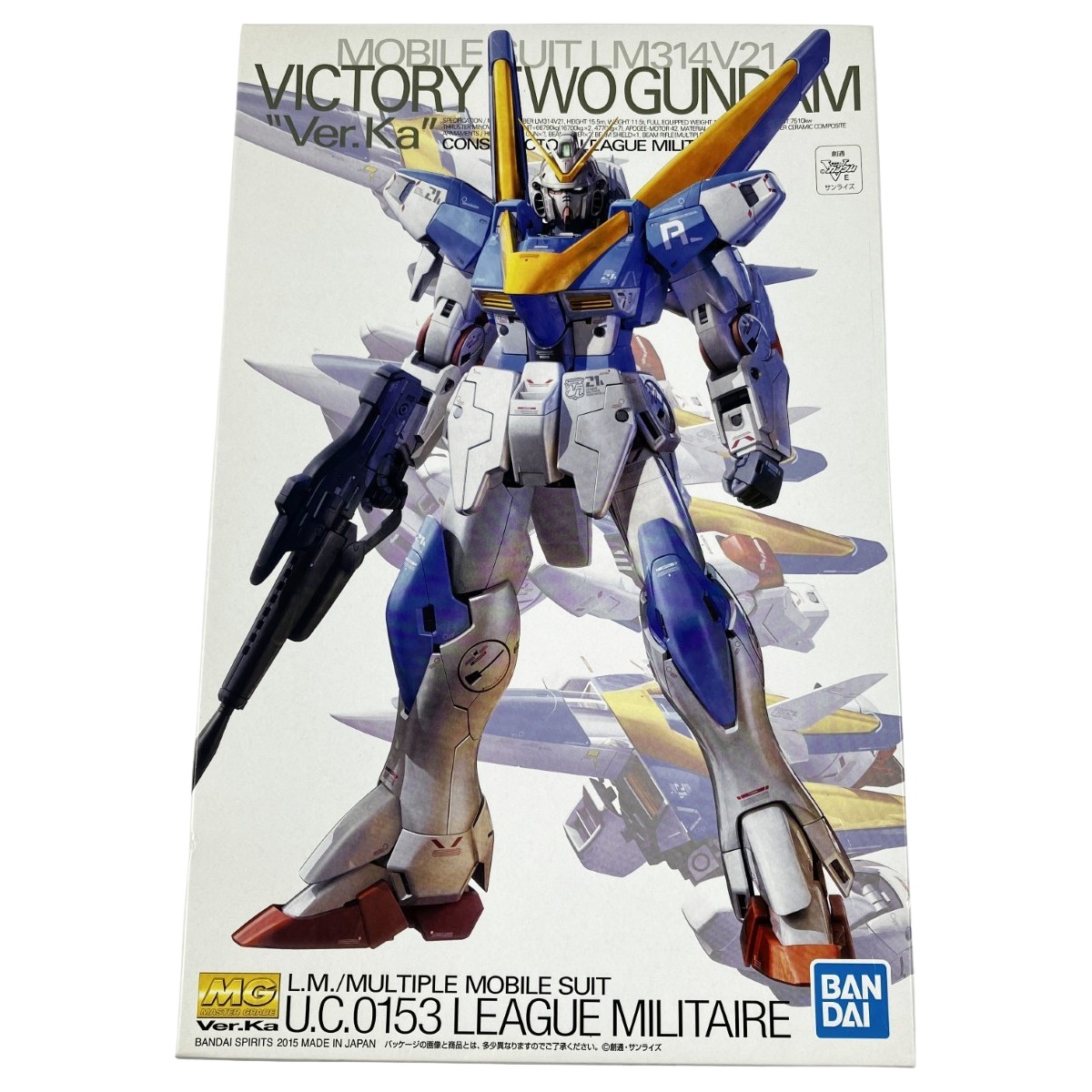 ▽▽【中古】バンダイスピリッツ MG 1/100 V2ガンダム Ver.Ka 未組立品 Sランク