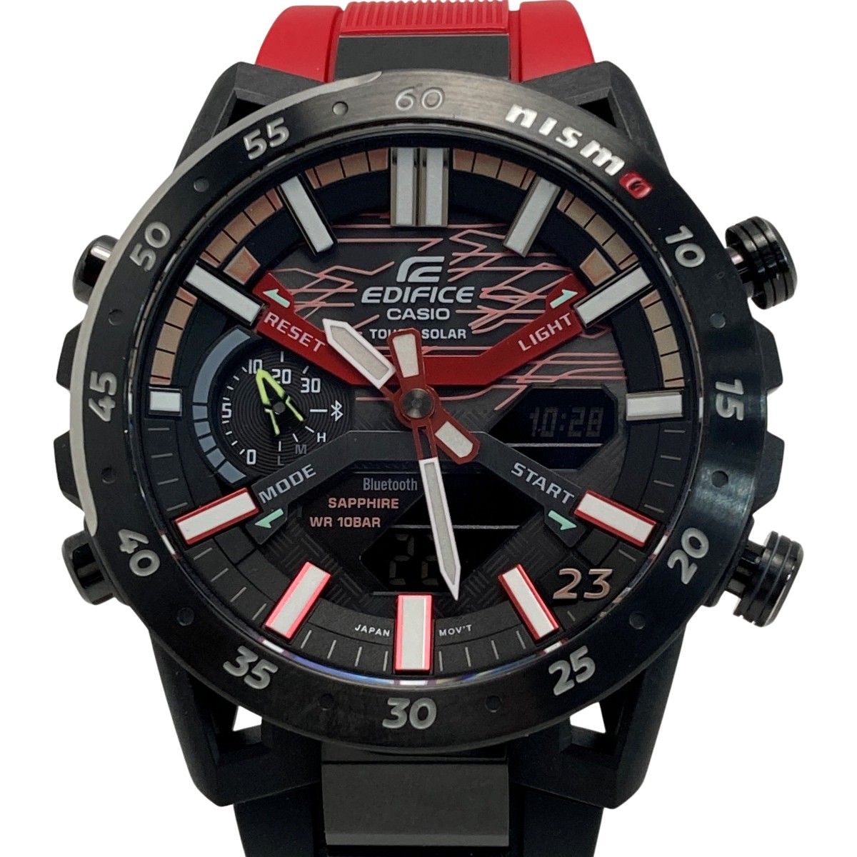 【中古】CASIO カシオ エディフィス NISMO限定モデル ECB-2000NIS-1AJR ソーラー メンズ 腕時計 EDIFICE 箱・取説有 Bランク
