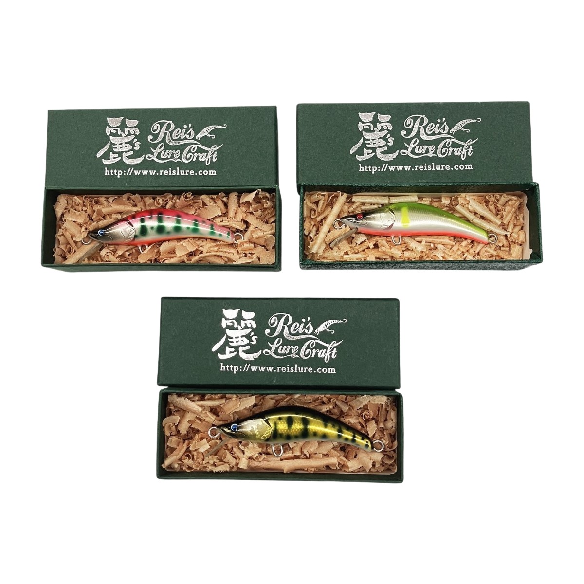 〇〇【中古】麗s LureCraft レイズルアークラフト 3個セット 60HS ルアー ミノー 未使用品 Sランク