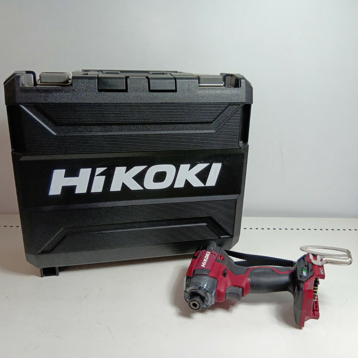 【中古】HiKOKI ハイコーキ インパクトドライバ WH36DD レッド 程度A コードレス式 36v 5.0Ah 美品 Aランク|リサイクルビッグバン店