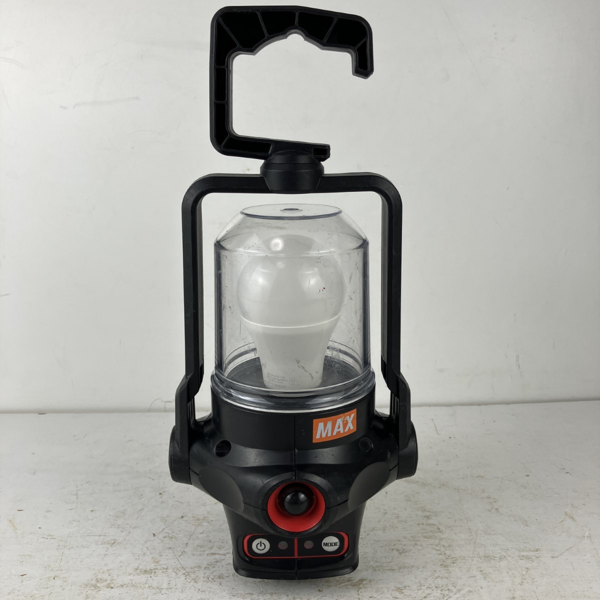 ЗЗ【中古】MAX マックス 14.4v/18v 申し受ける式力強さ照明ランプ ※乾電池、申し受ける器皆無 AJ-LT91 黒いこと C位置づける