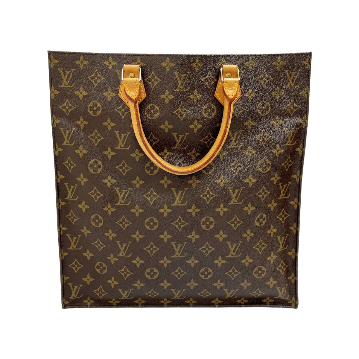 【中古】LOUIS VUITTON ルイヴィトン トートバッグ ハンドバッグ モノグラム サックプラ M51140 Bランク